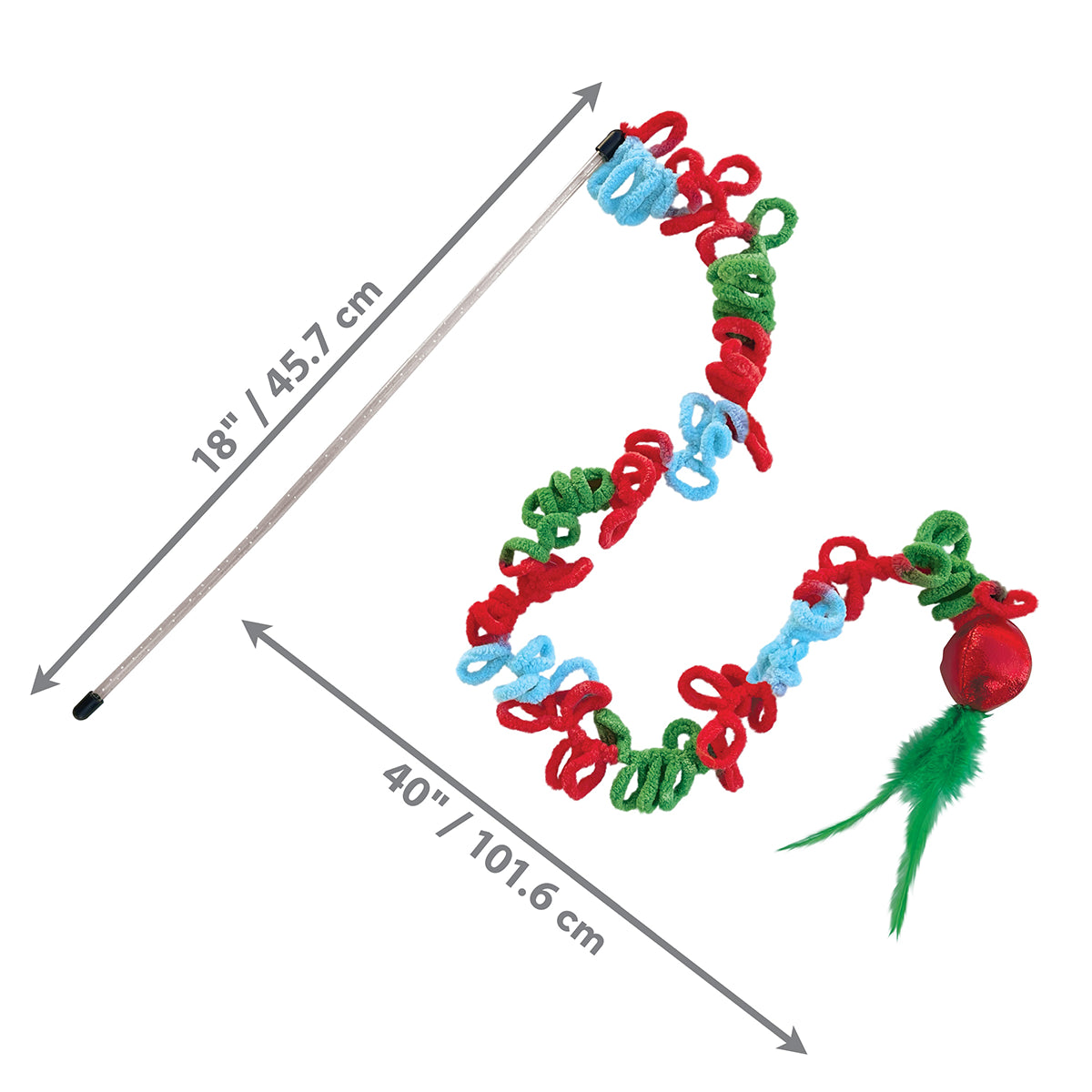 KONG Holiday Teaser Loopz Cat Toy