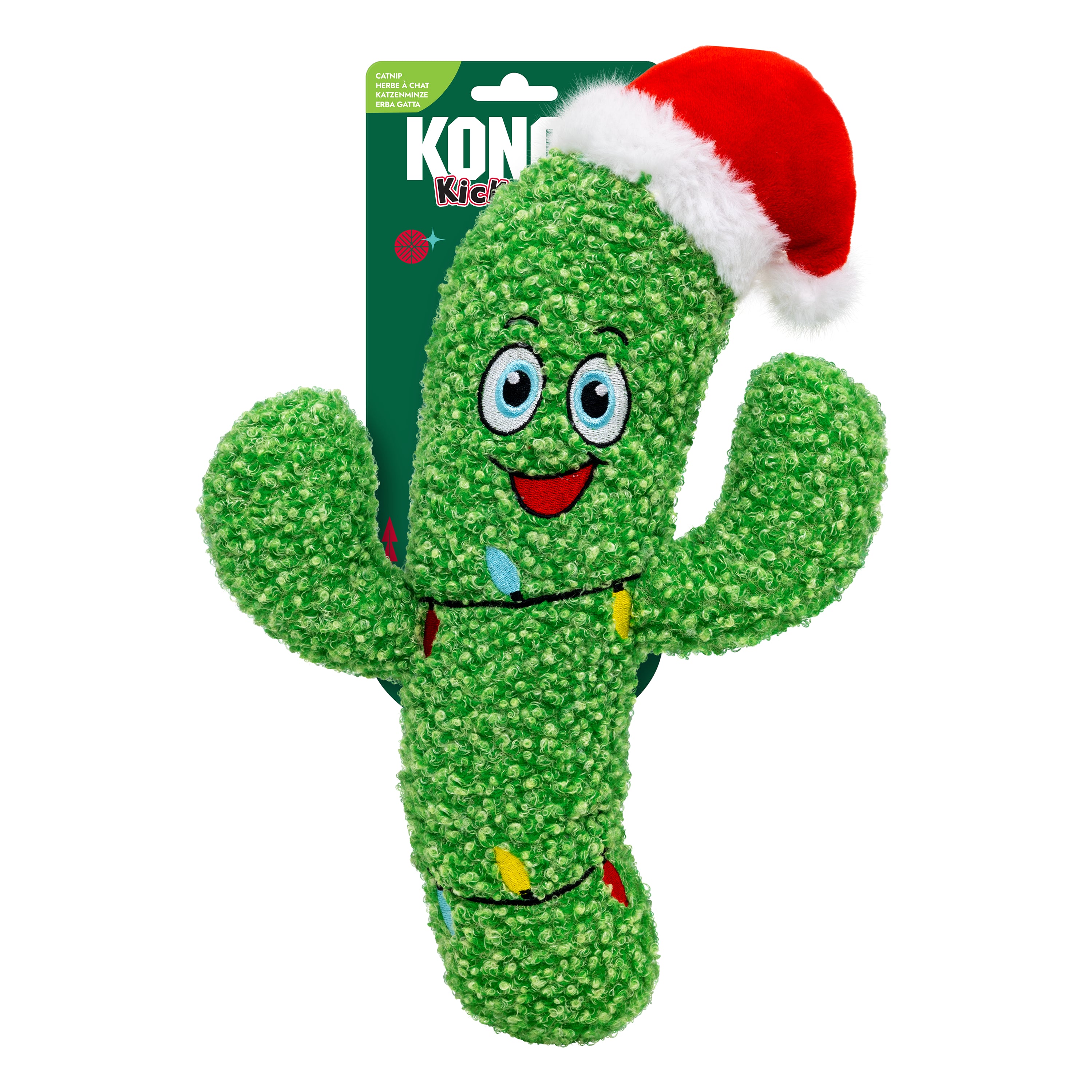KONG Holiday Kickeroo® Santa Cactus