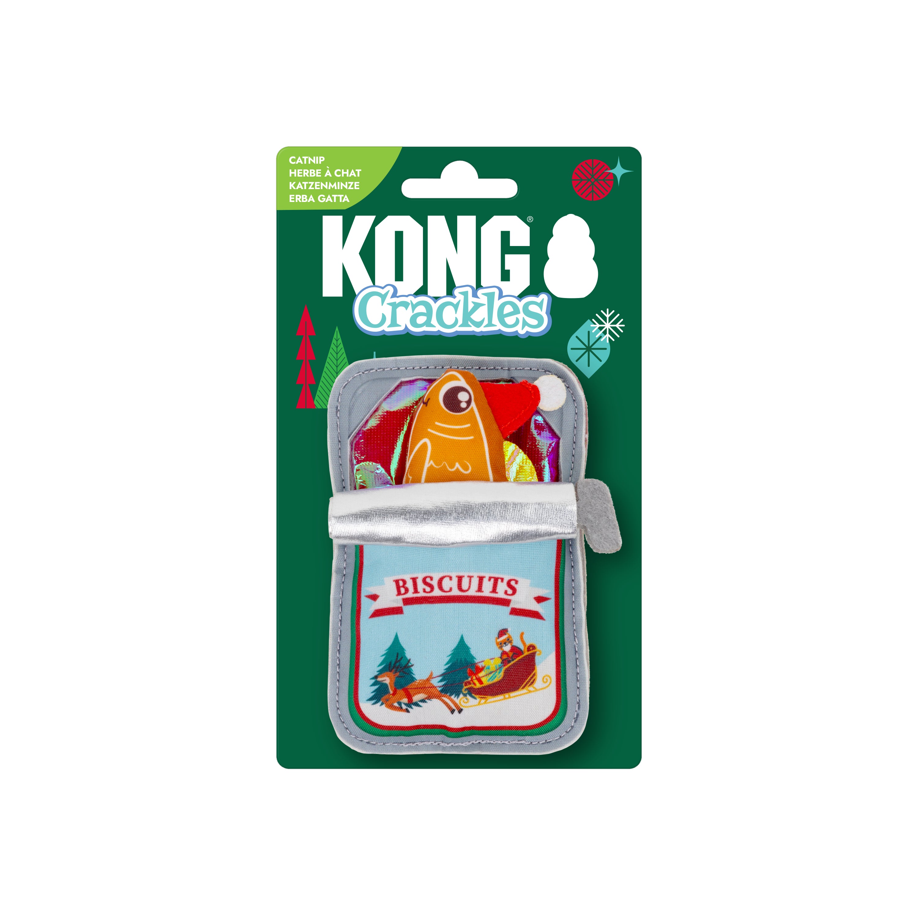 KONG Holiday Crackles Sardine