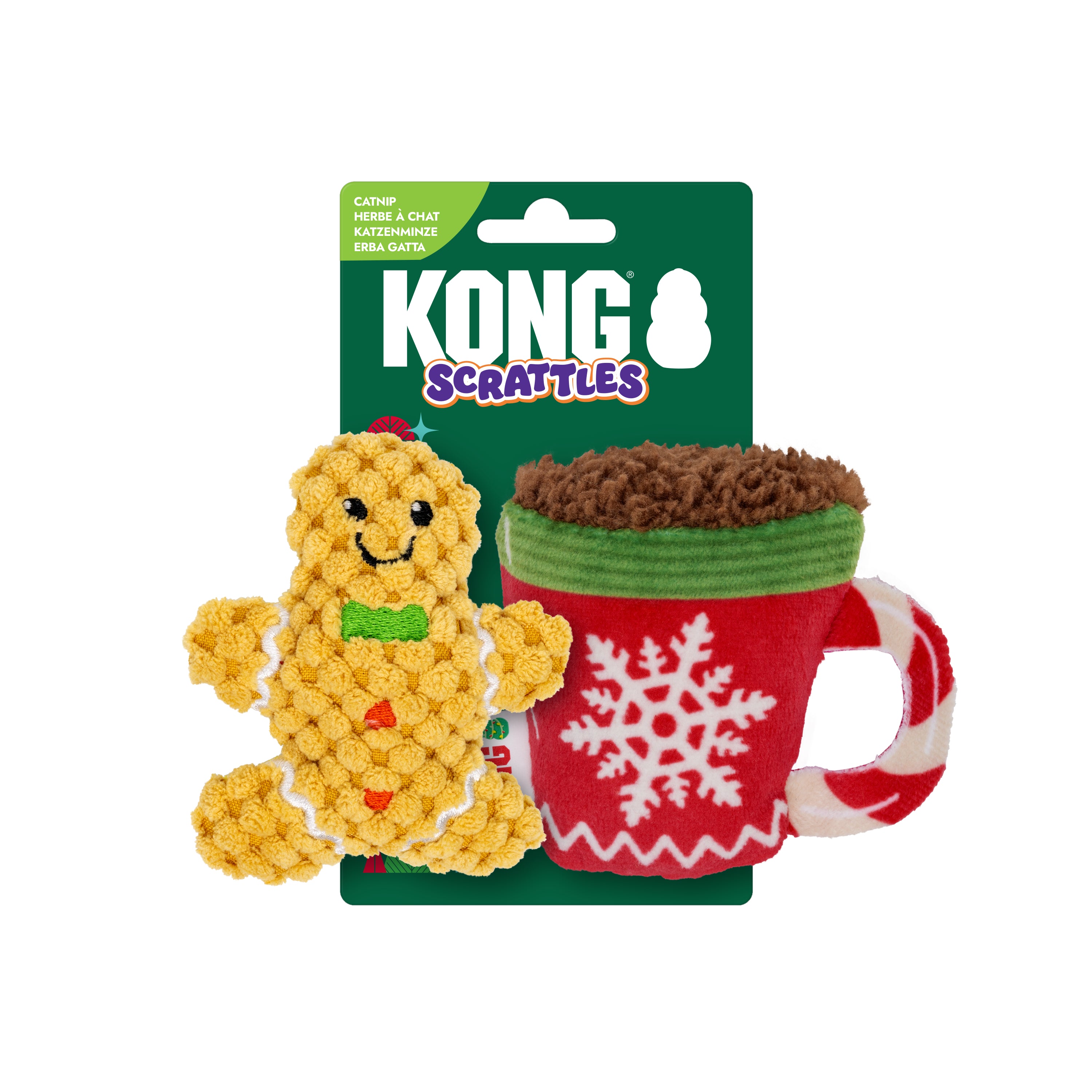 KONG Holiday Scrattles GBC 2-pk