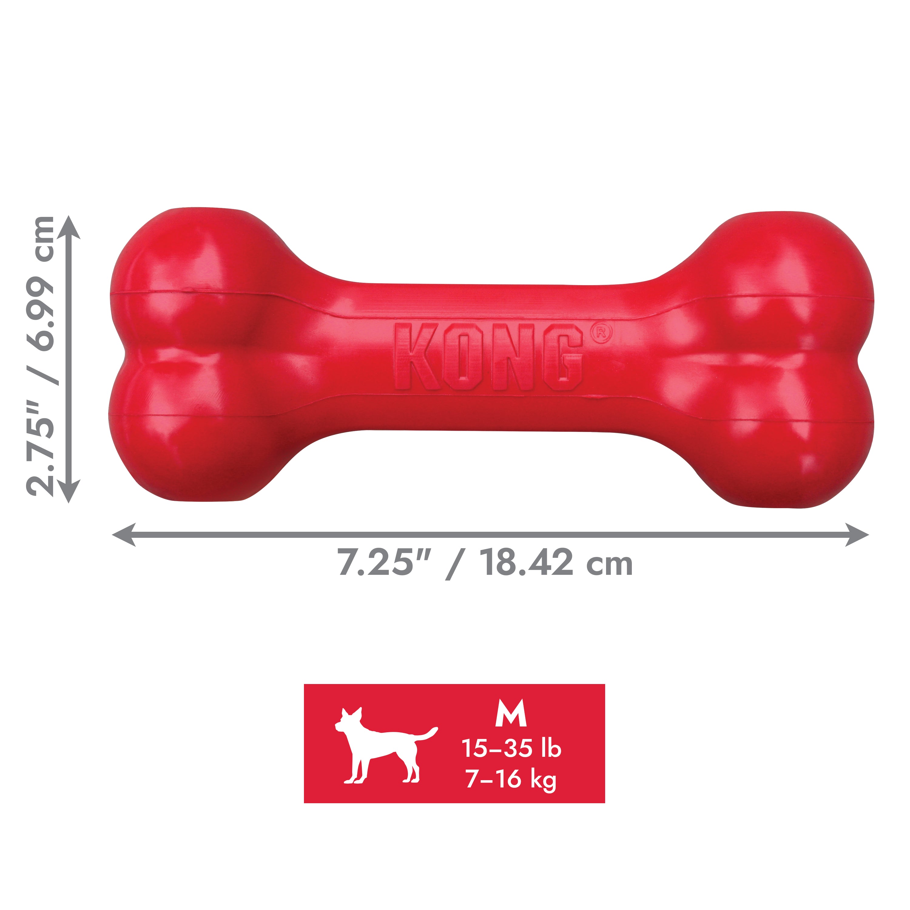 KONG Goodie Bone Holiday Md