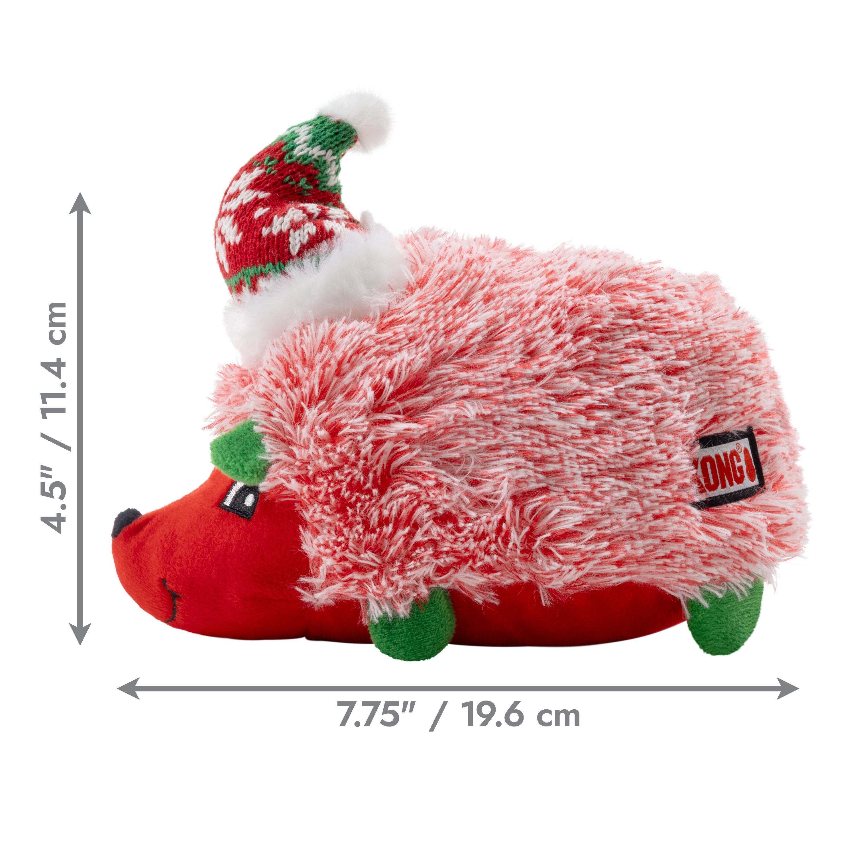 KONG Holiday Comfort HedgeHug Red Md