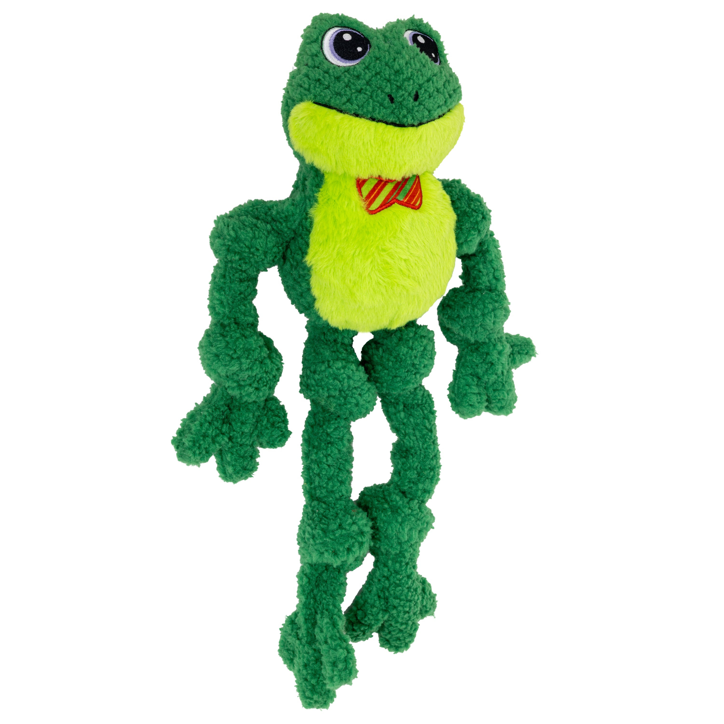KONG Holiday Knots Bow Tie Frog Lg/XL