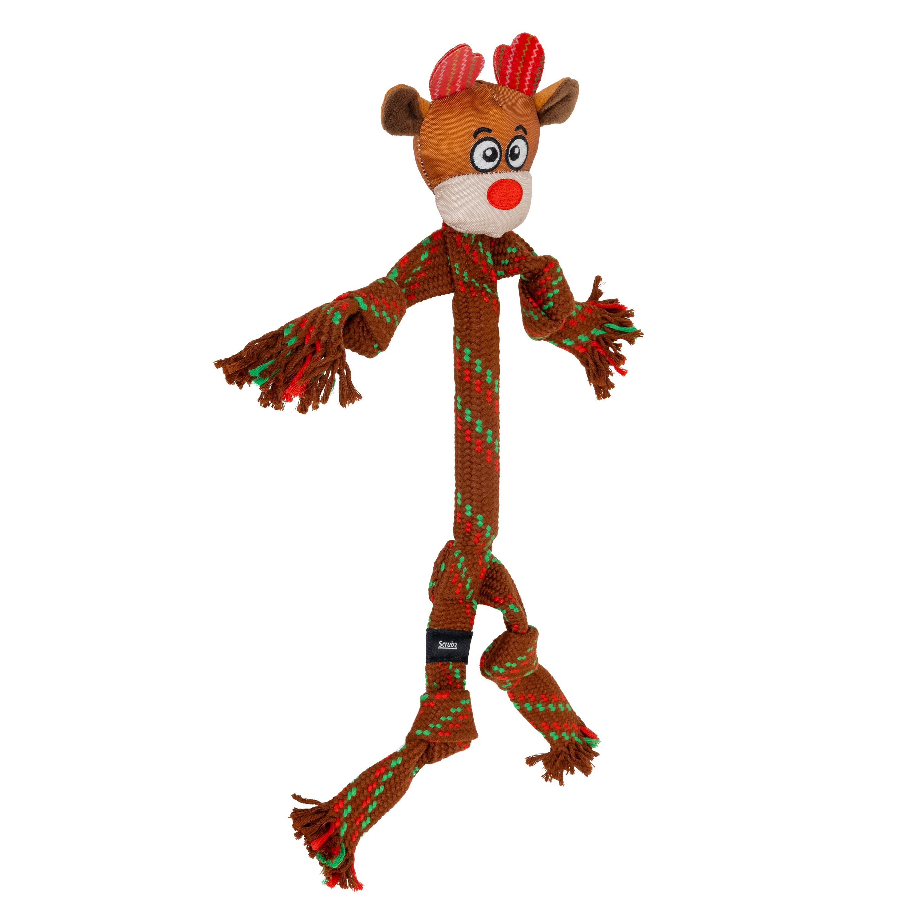 KONG Holiday Scrubz Reindeer Lg