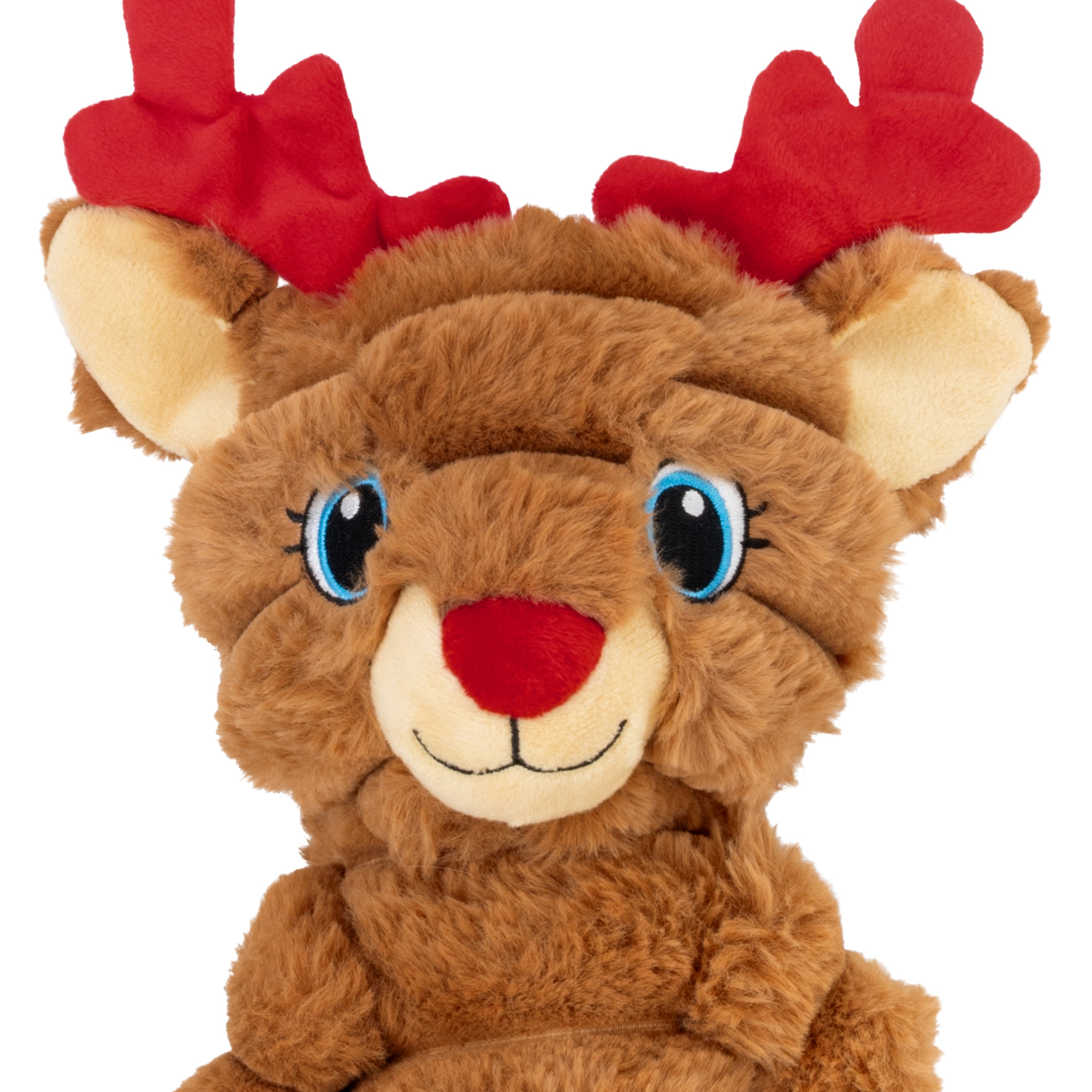 KONG Holiday Shakers™ Crumples Reindeer Red XL
