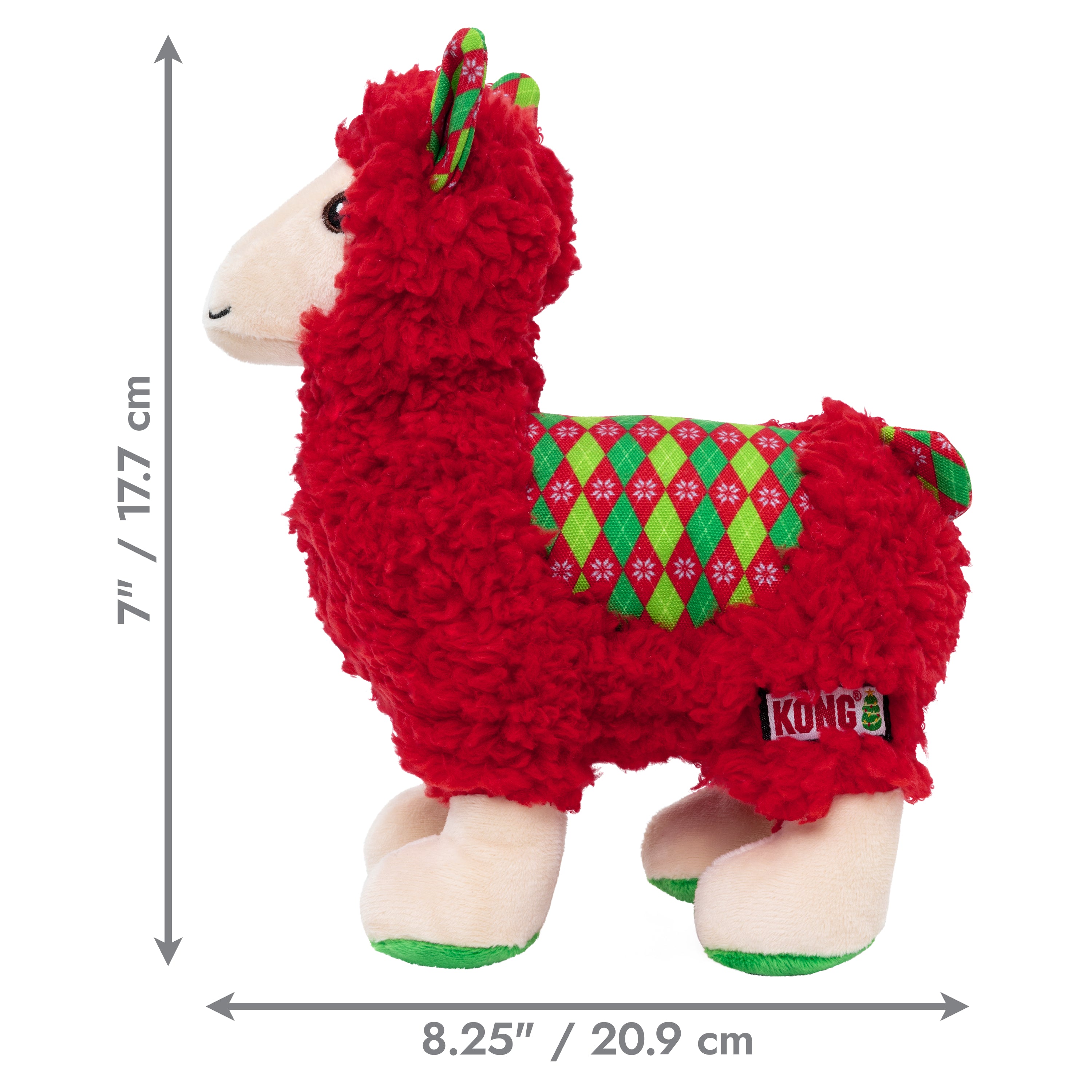 KONG Holiday Sherps™ Llama Red Md