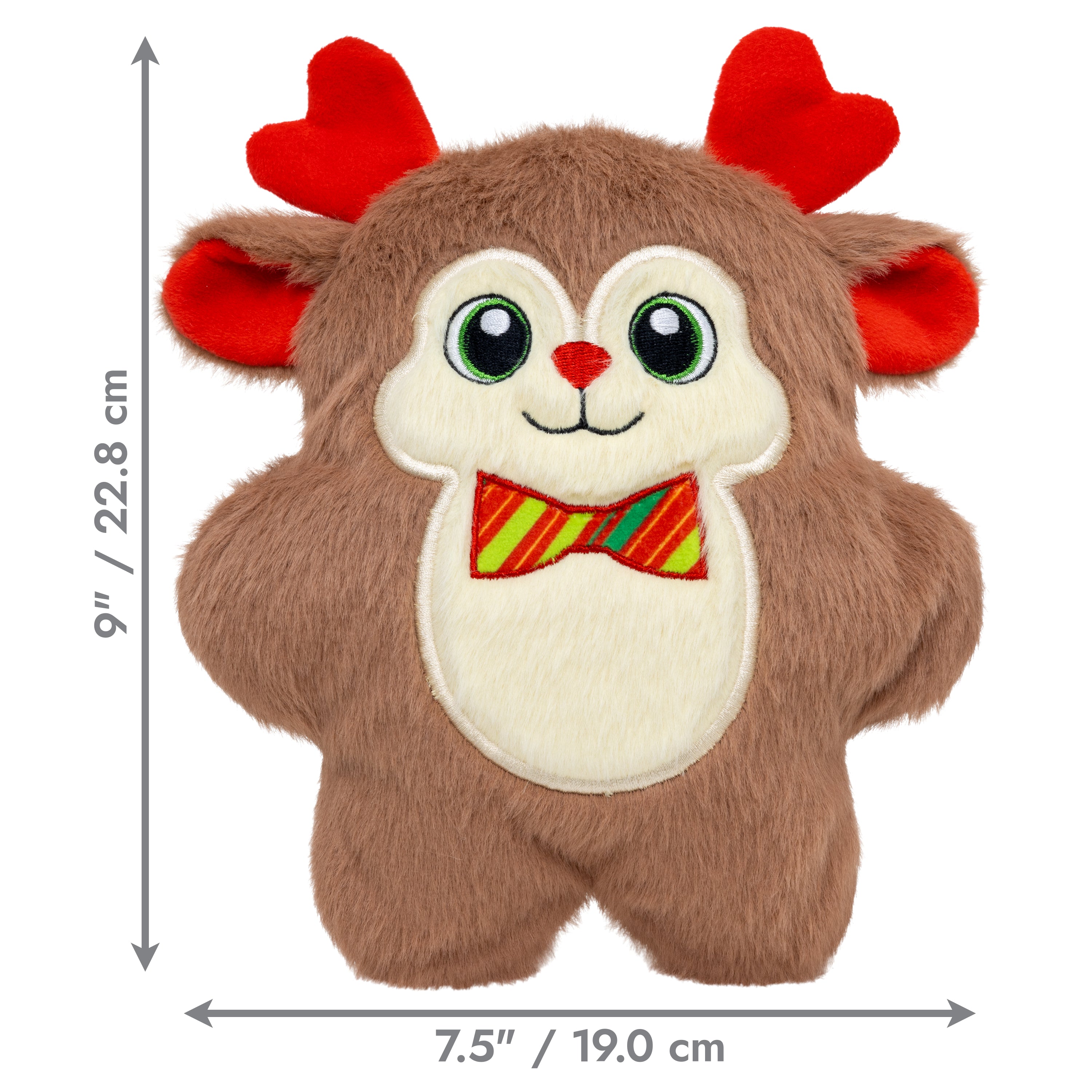 KONG Holiday Snuzzles Bow Tie Reindeer Md