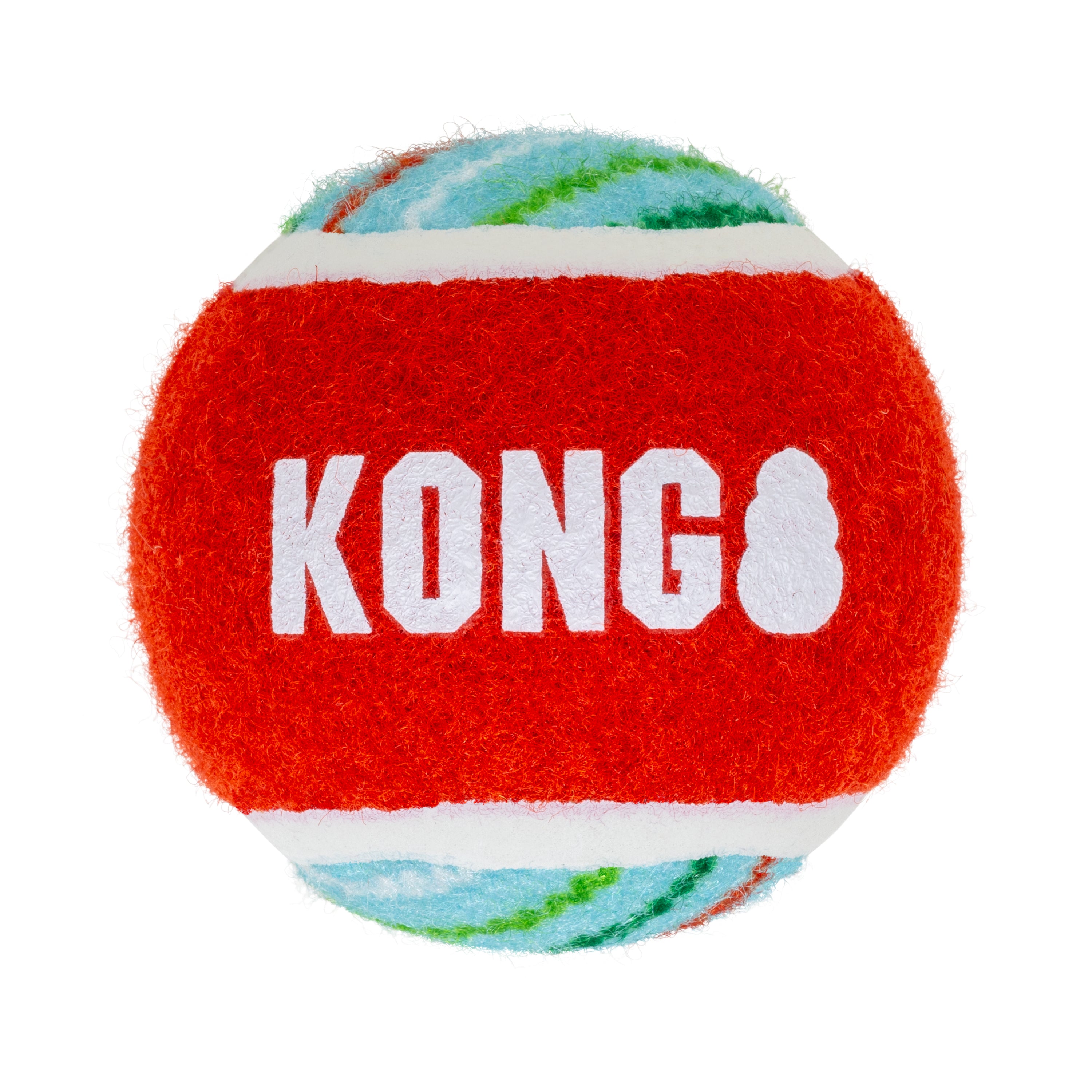 KONG Holiday SqueakAir® Tennis Balls 6-pk Md