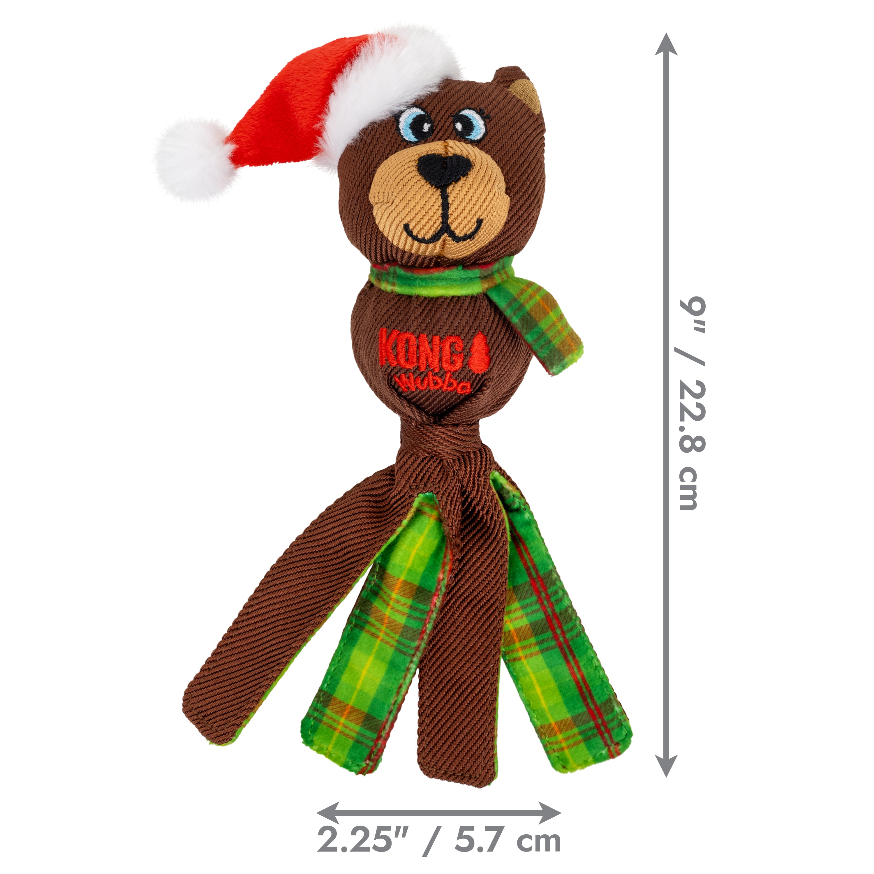 KONG Holiday Wubba® RB Assorted Sm