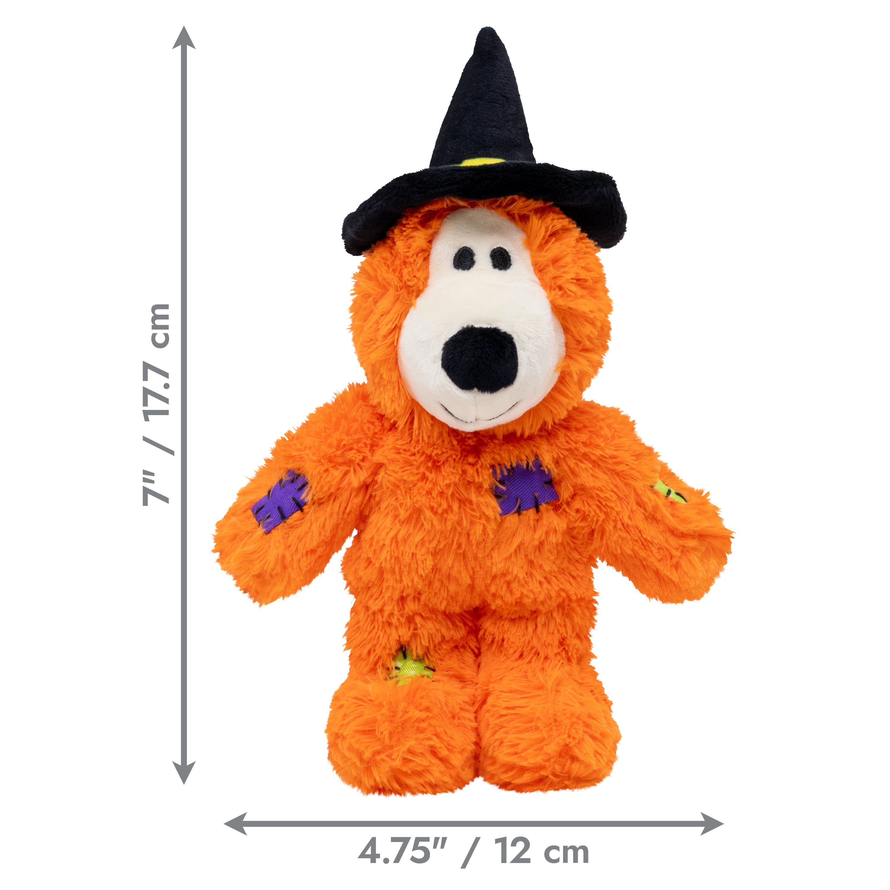 KONG Halloween Wild Knots Witch Bear Orange Sm/Md