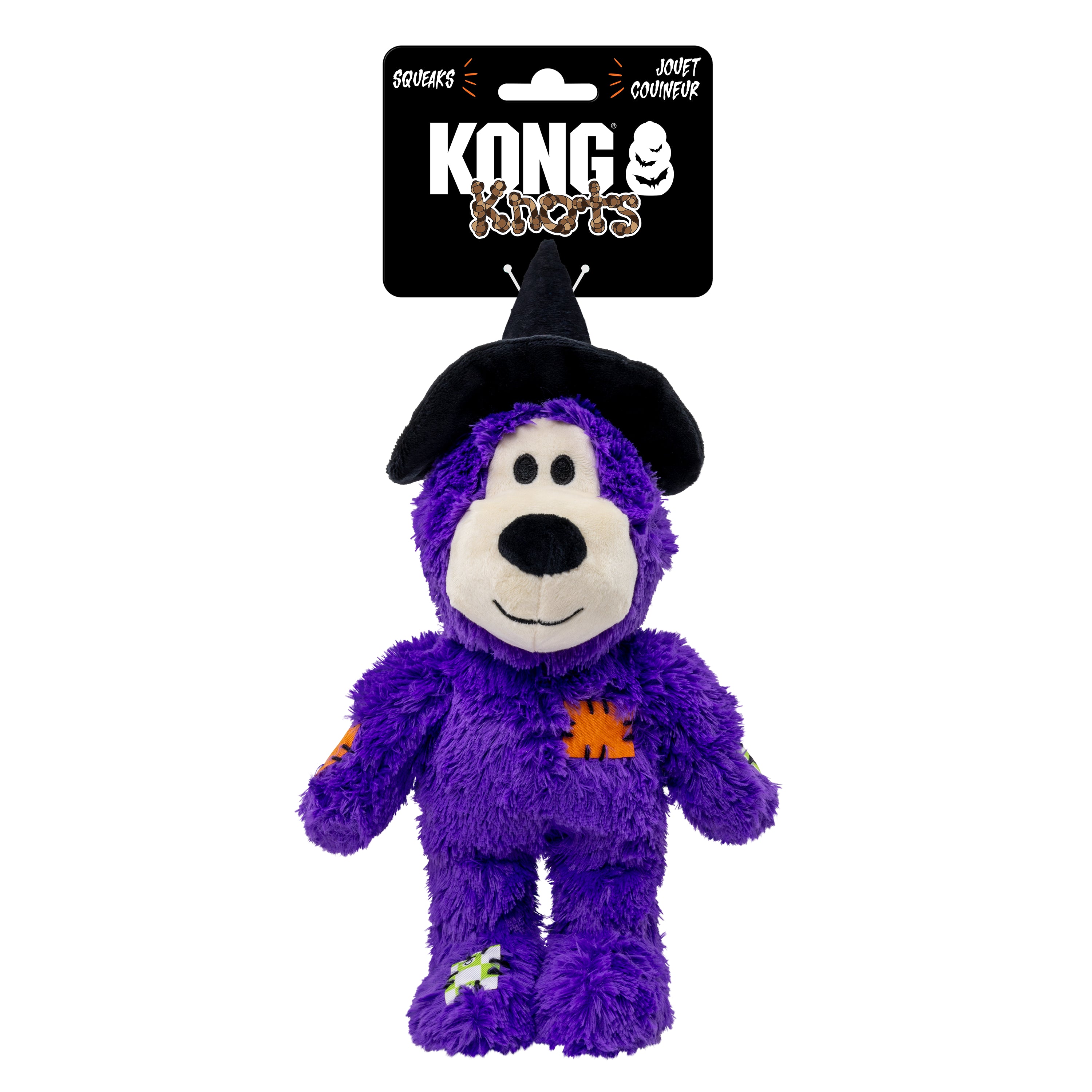 KONG Halloween Wild Knots Witch Bear Purple Md/Lg
