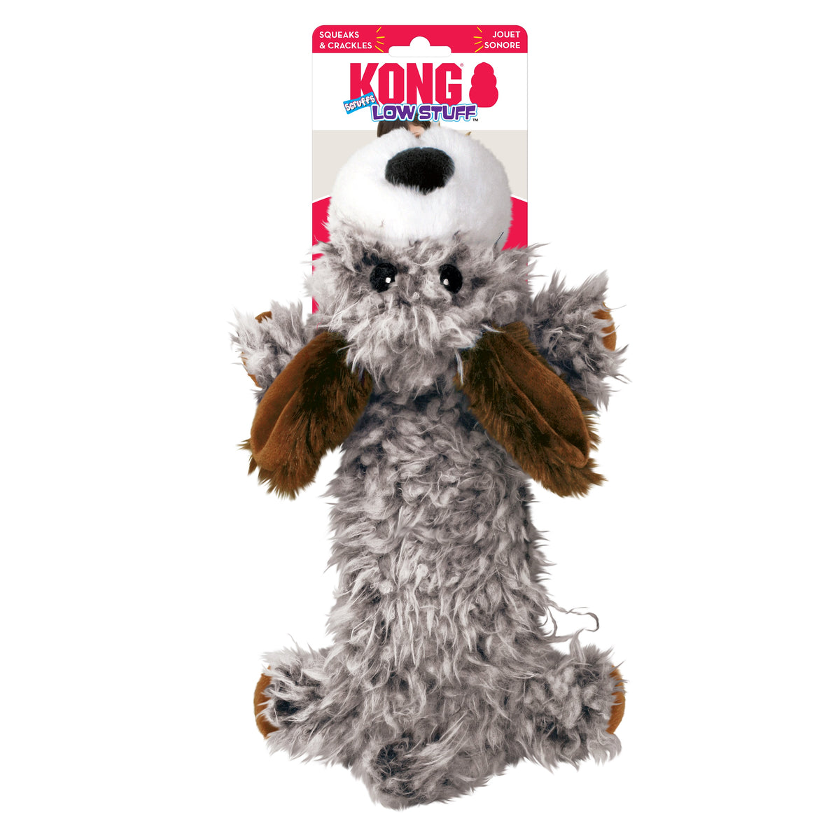 KONG® Low Stuff Scruffs Dog Plush Toy Large