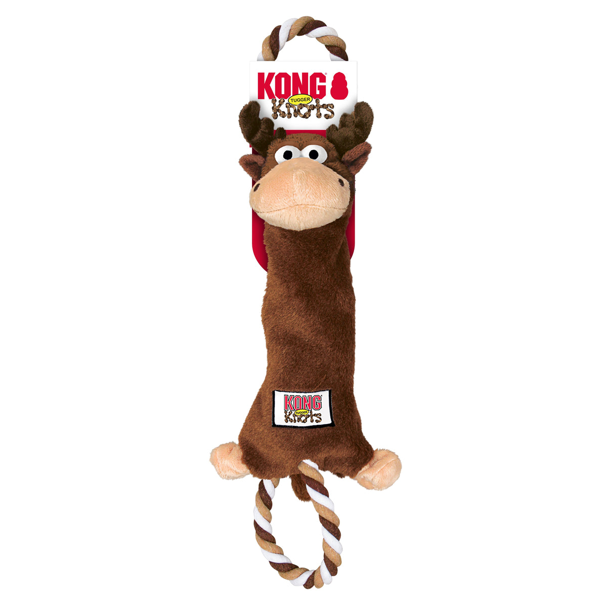 KONG® Tugger Knots Moose Dog Rope Toy Medium/Large