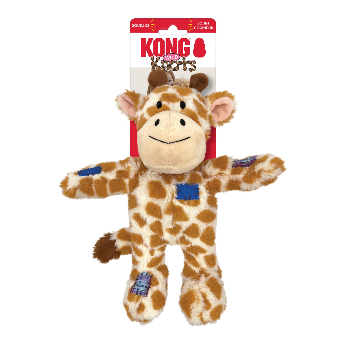 KONG® Wild Knots Giraffe Dog Rope Toy Medium/Large