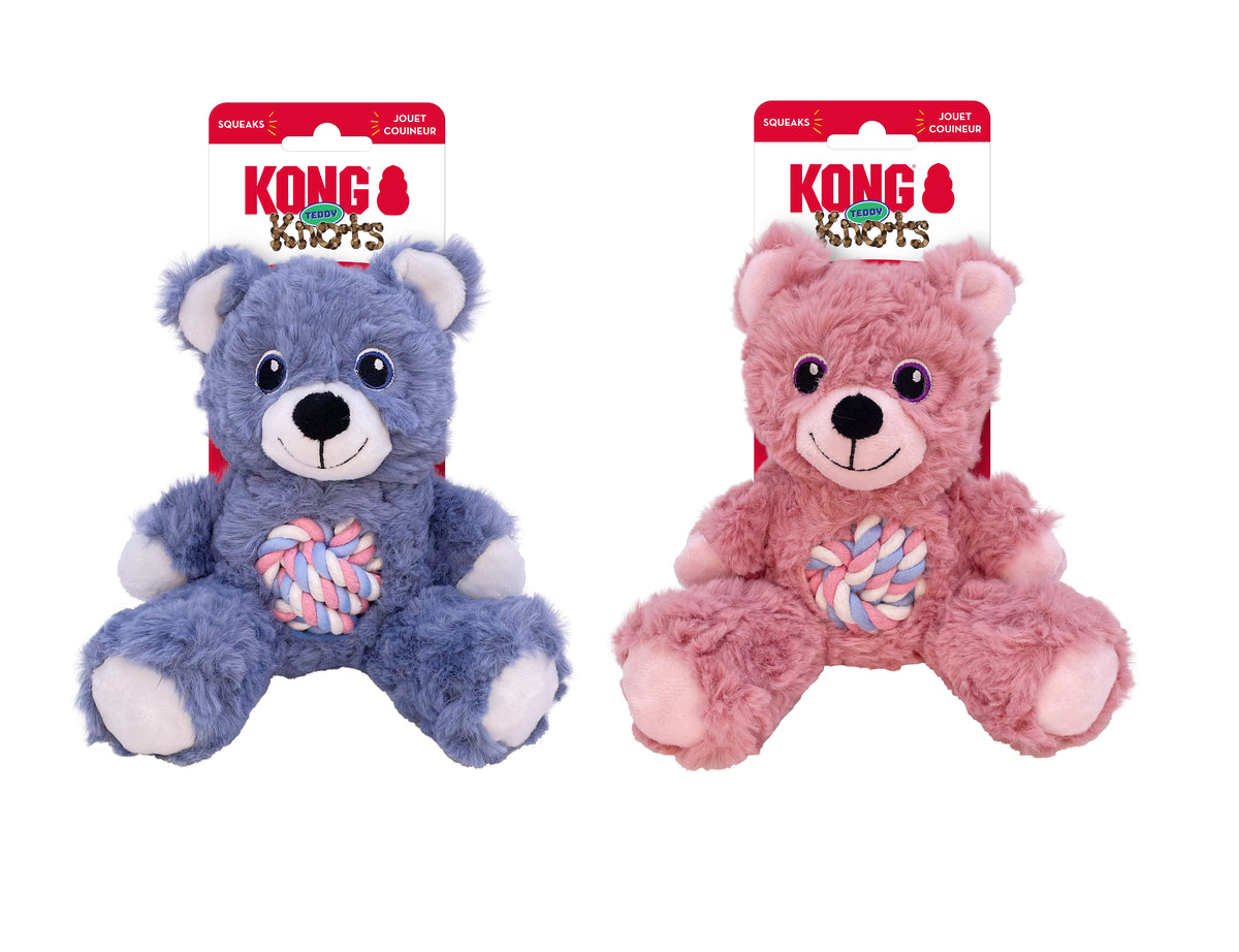 KONG® Knots Teddy Dog Rope Toy Assorted Small