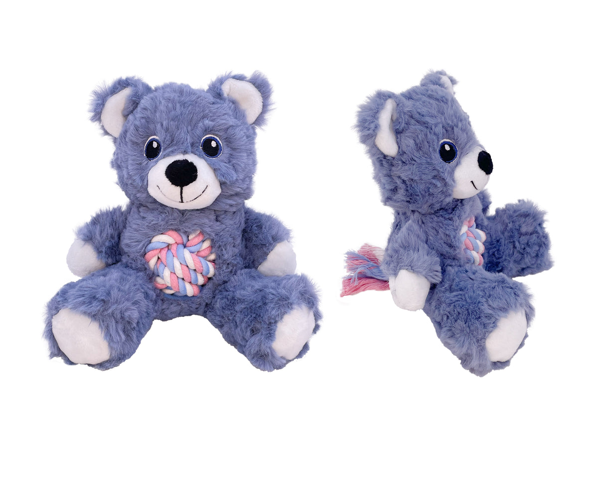 KONG® Knots Teddy Dog Rope Toy Assorted Small