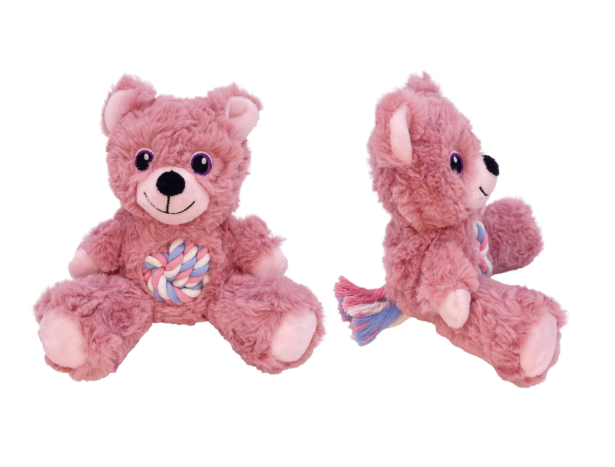 KONG® Knots Teddy Dog Rope Toy Assorted Small