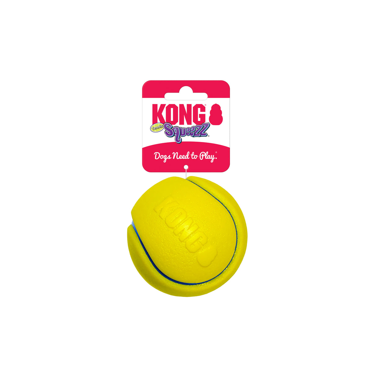 KONG® Squeezz® Tennis Dog Fetch Toy Assorted Large