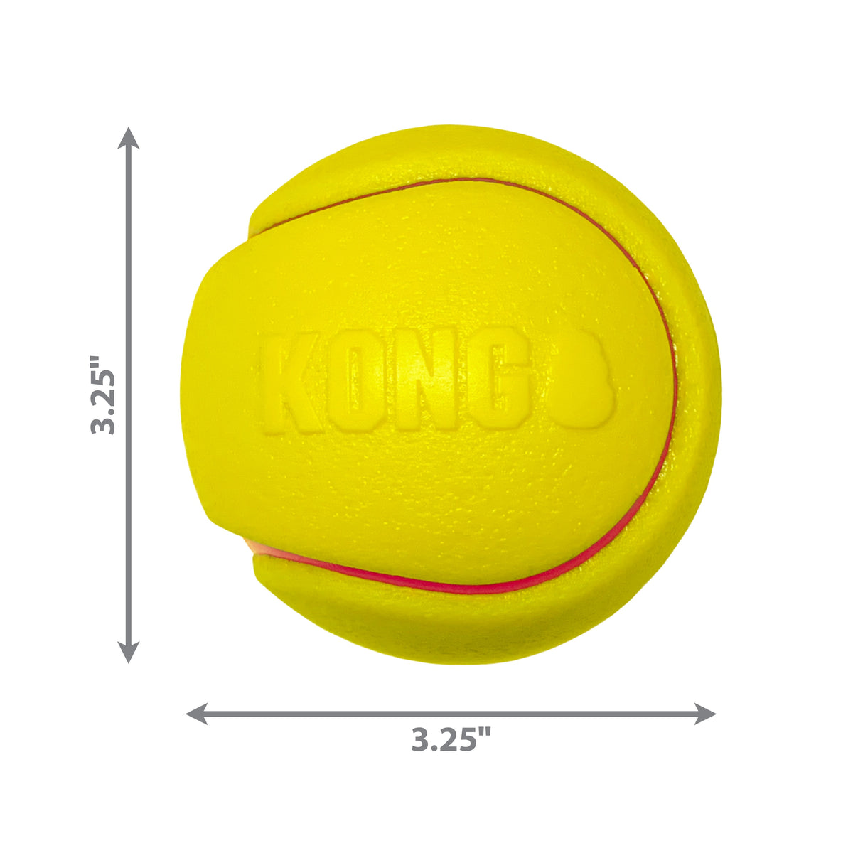KONG® Squeezz® Tennis Dog Fetch Toy Assorted Large
