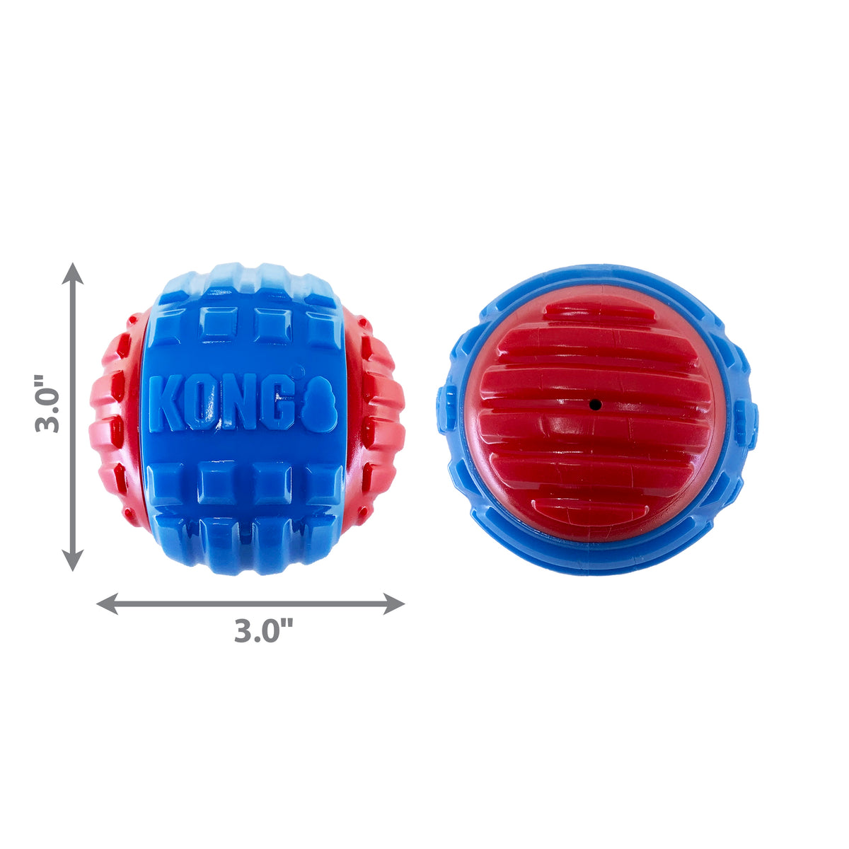 KONG® CoreStrength™ Rattlez Ball Dog Chew Toy Large