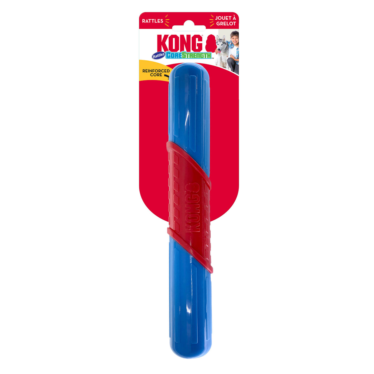 KONG® CoreStrength™ Rattlez Stick Dog Chew Toy Large