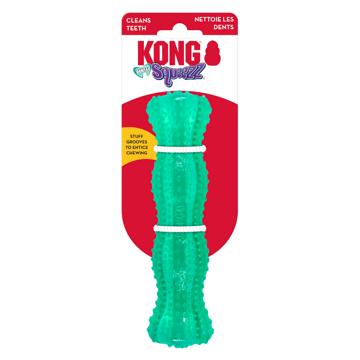 KONG® Squeezz® Dental Stick Dog Chew Toy Medium