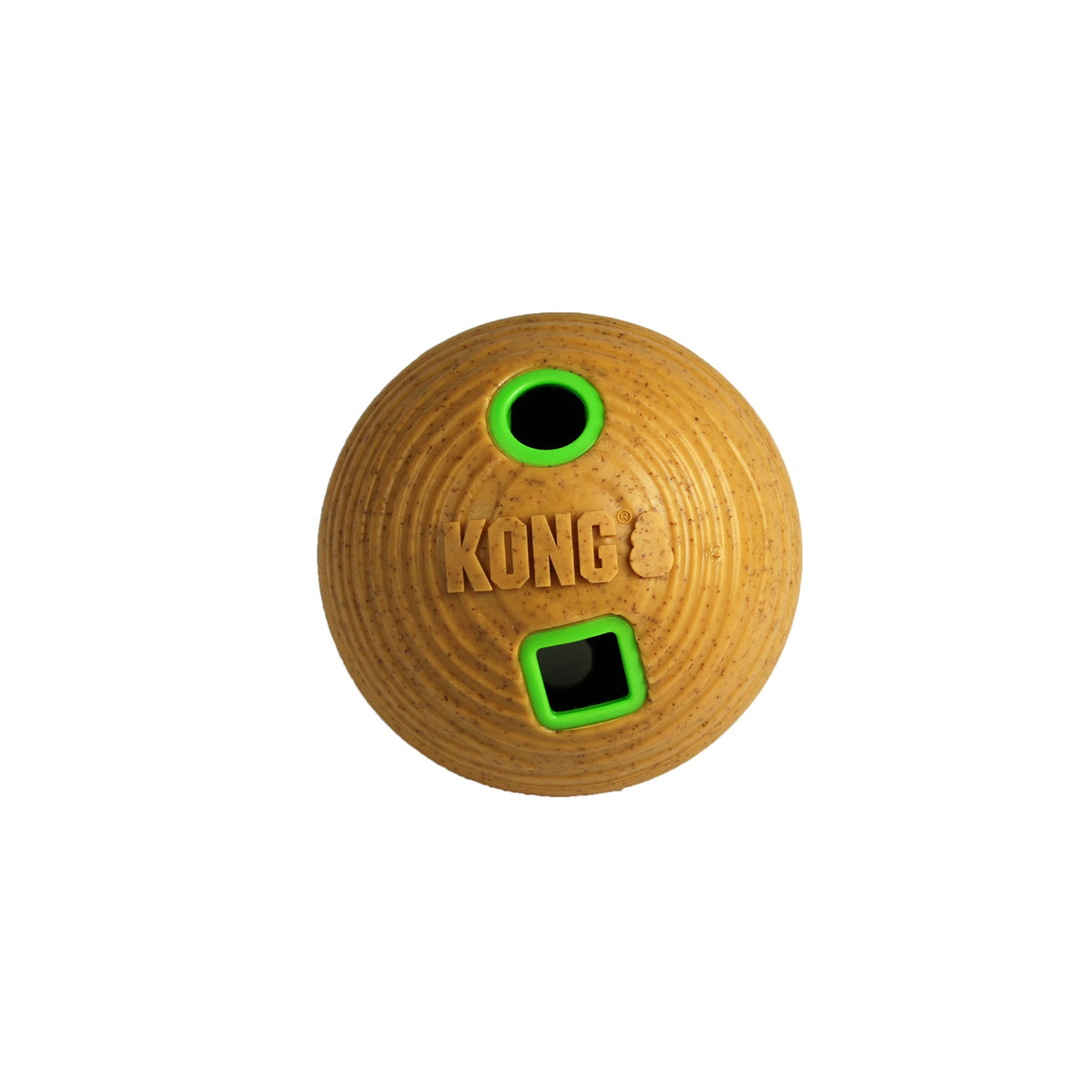 KONG® Bamboo Feeder Ball Dog Enrichment Toy Medium