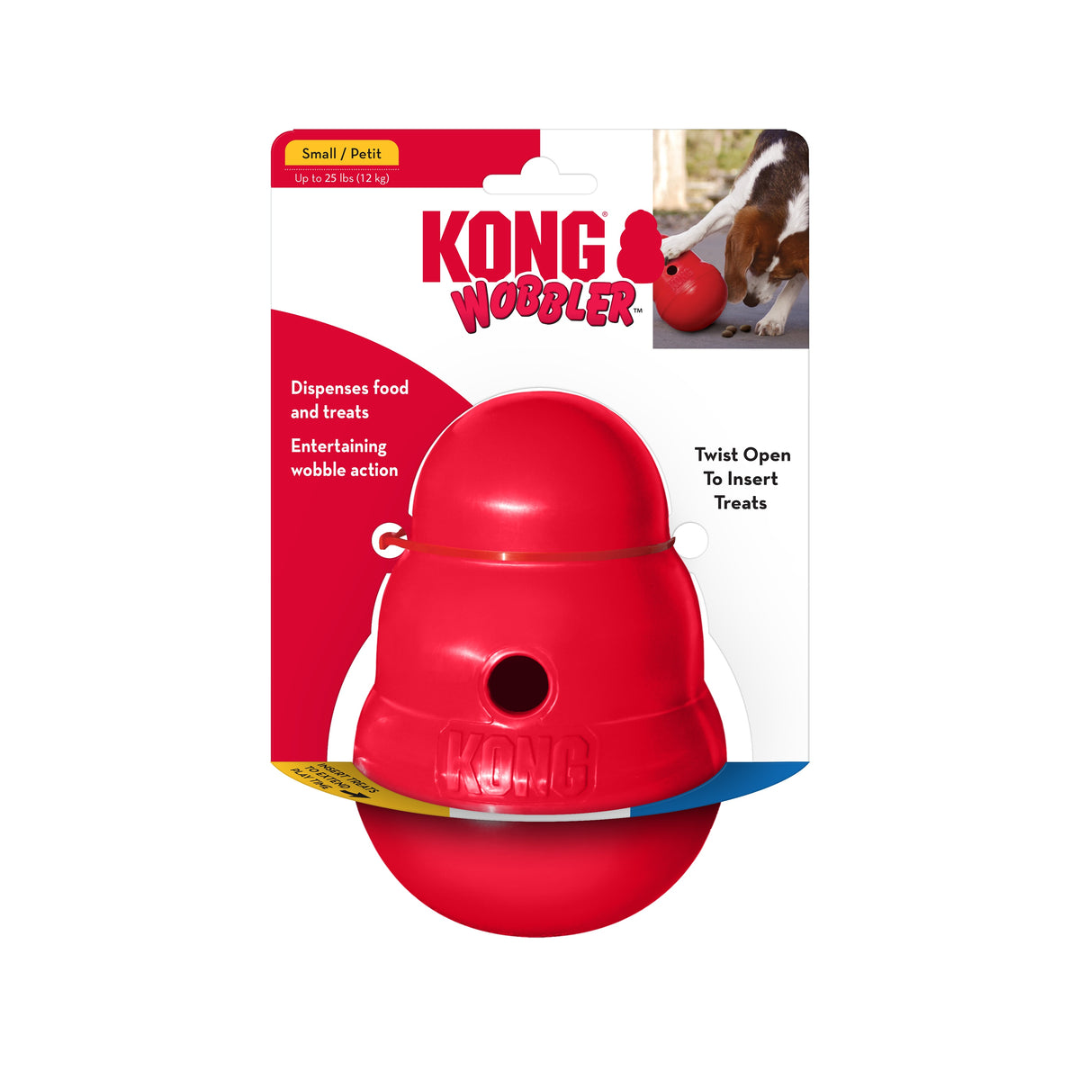 KONG® Wobbler® Dog Enrichment Toy Small