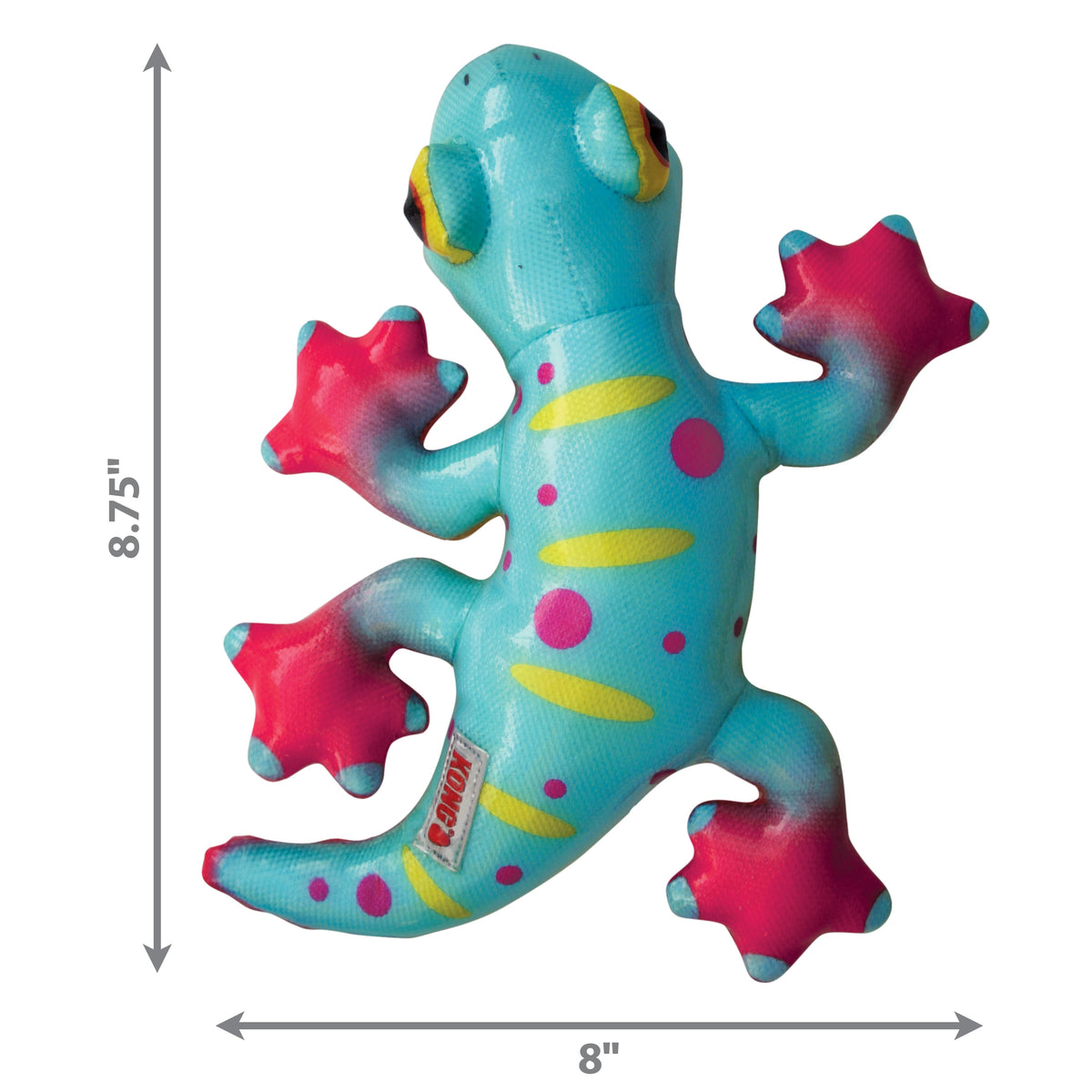 KONG® Shieldz Tropics Gecko Dog Chew Toy Medium