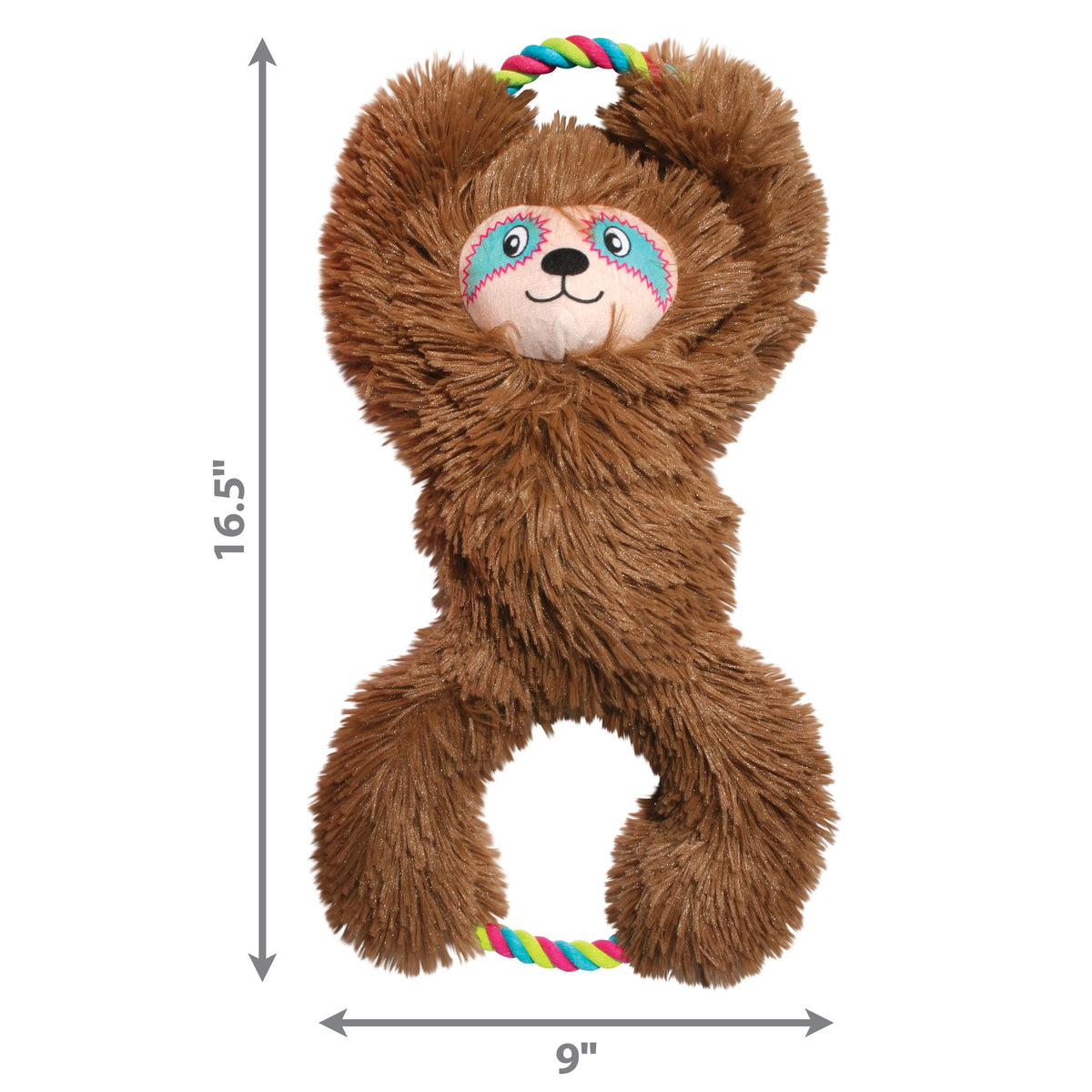 KONG® Tuggz Sloth Dog Tug Toy XL