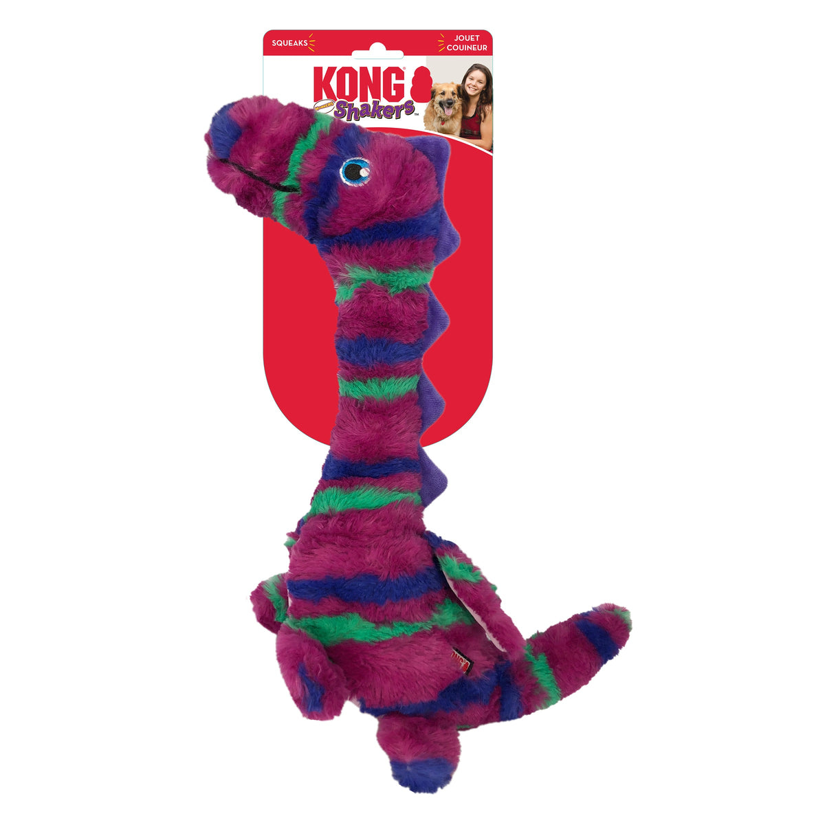 KONG® Shakers™ Honkers Dragon Dog Plush Toy Large