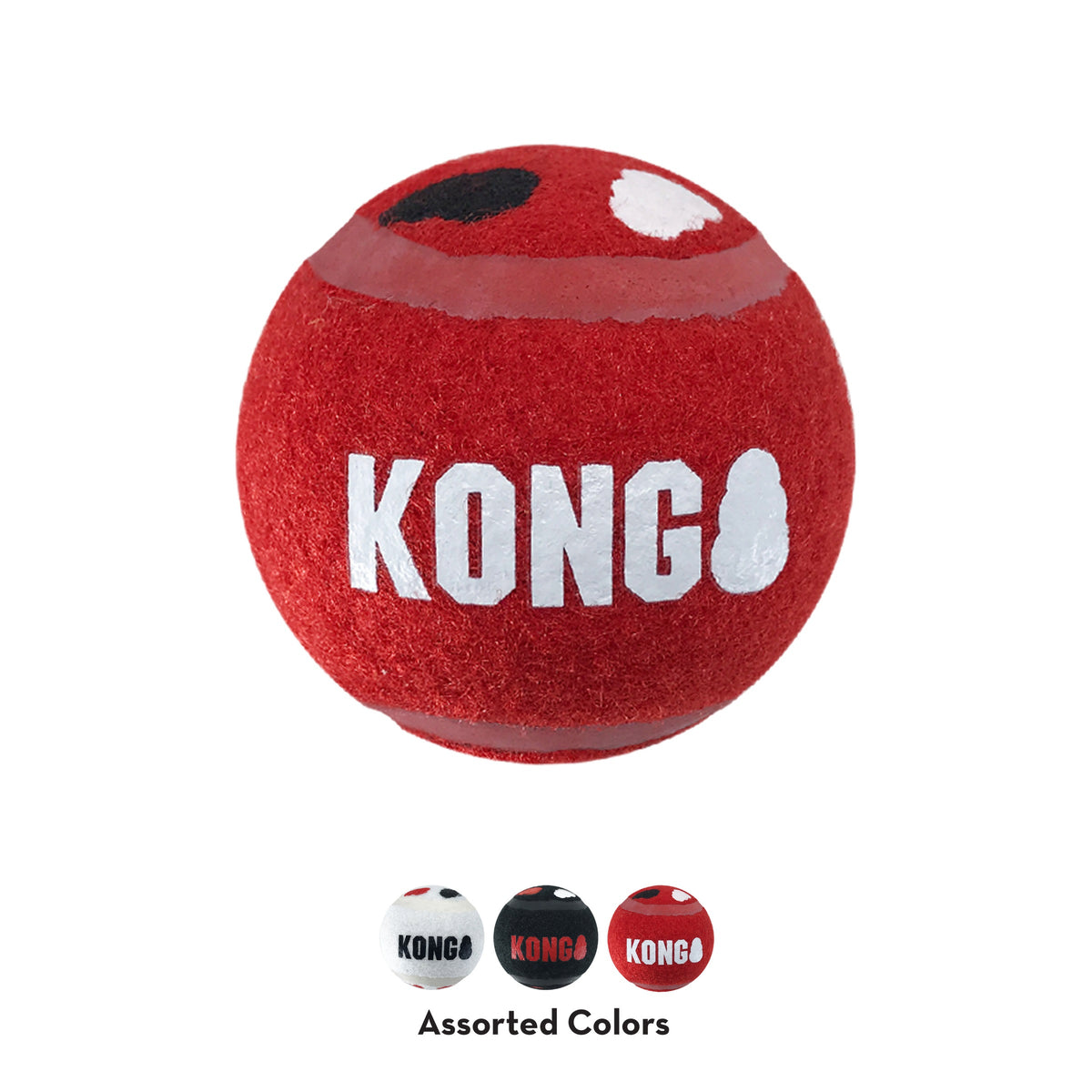KONG® Signature Sport Balls Dog Fetch Toy Small 3pk