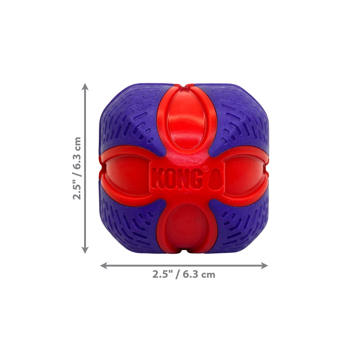 KONG® Duets Duos Ball Dog Fetch Toy Medium