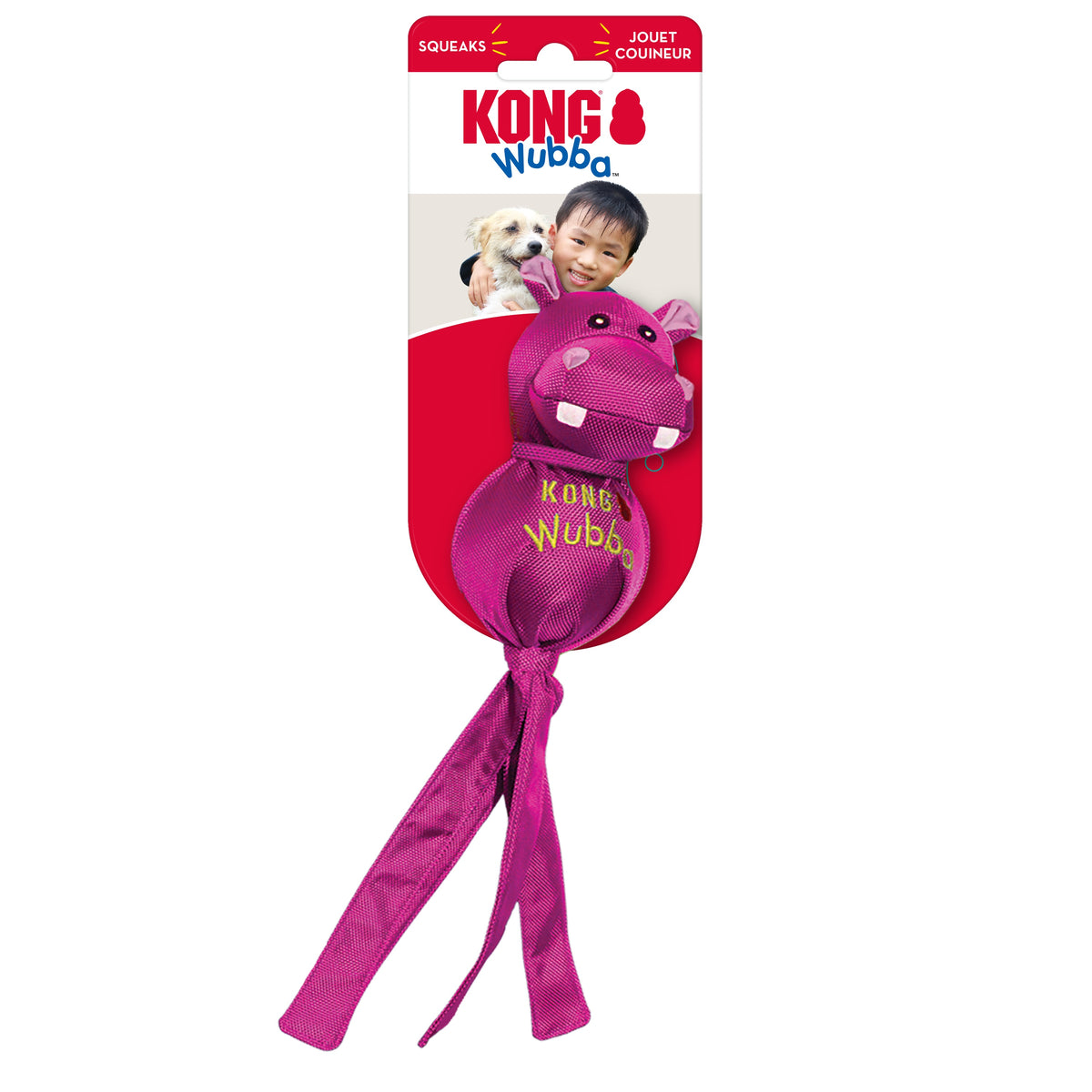 KONG® Wubba™ Friends Ballistic Dog Tug Toy Assorted Large
