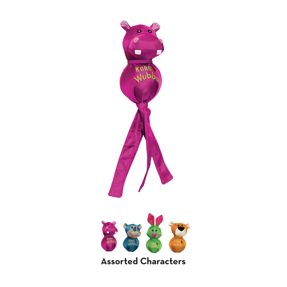 KONG® Wubba™ Friends Ballistic Dog Tug Toy Assorted Large