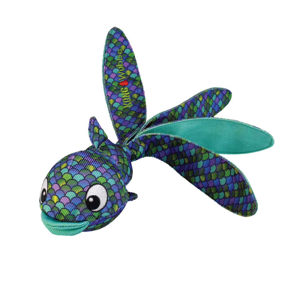 KONG® Wubba Finz Dog Tug Toy Blue Large