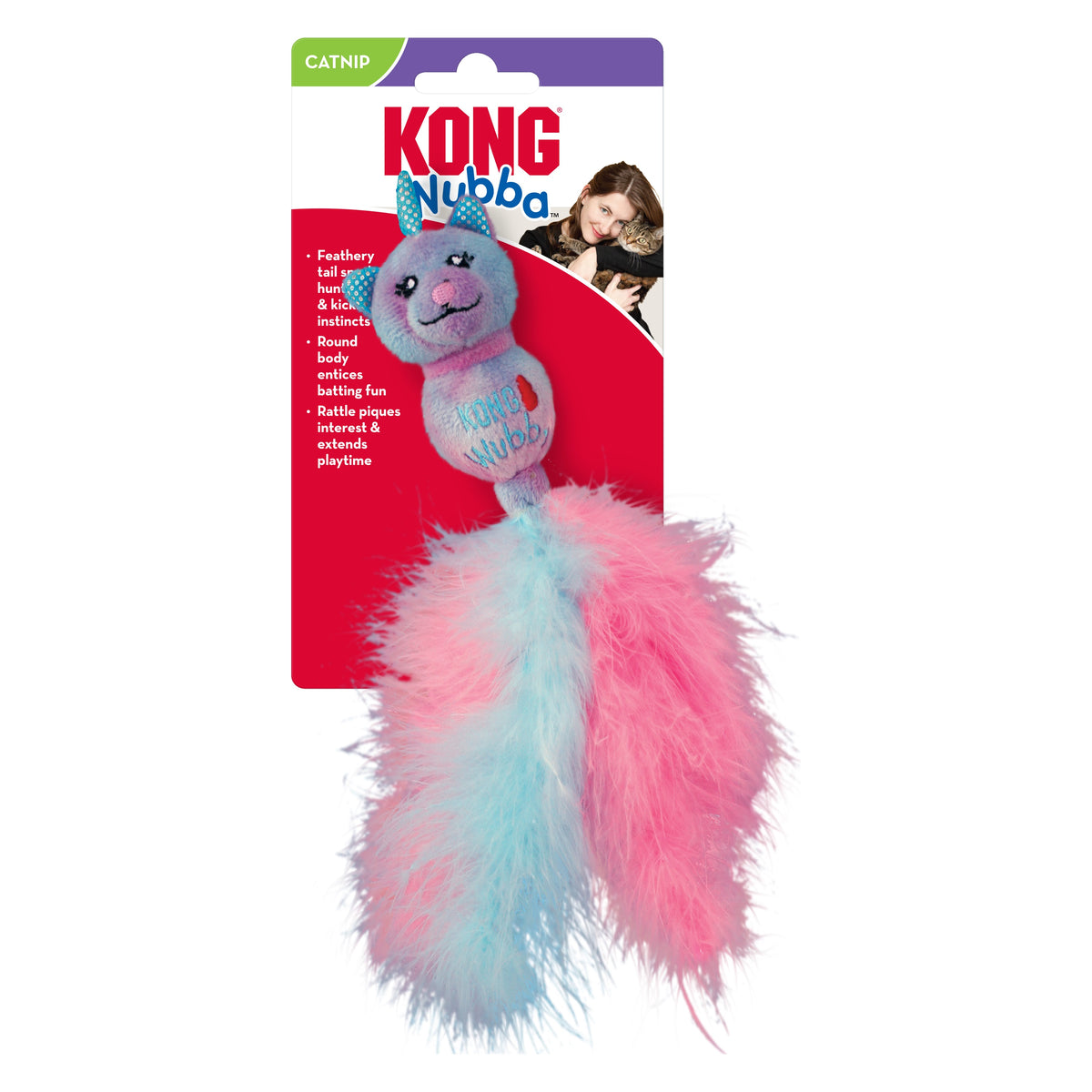 KONG® Cat Wubba Caticorn Cat Toy