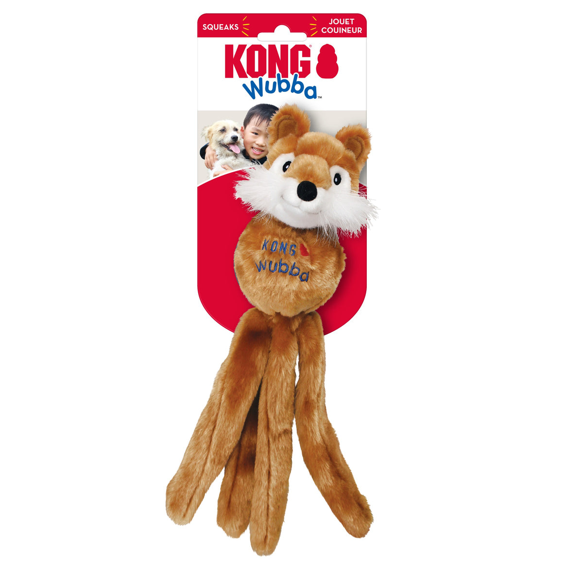KONG® Wubba Friends Dog Tug Toy Assorted Large