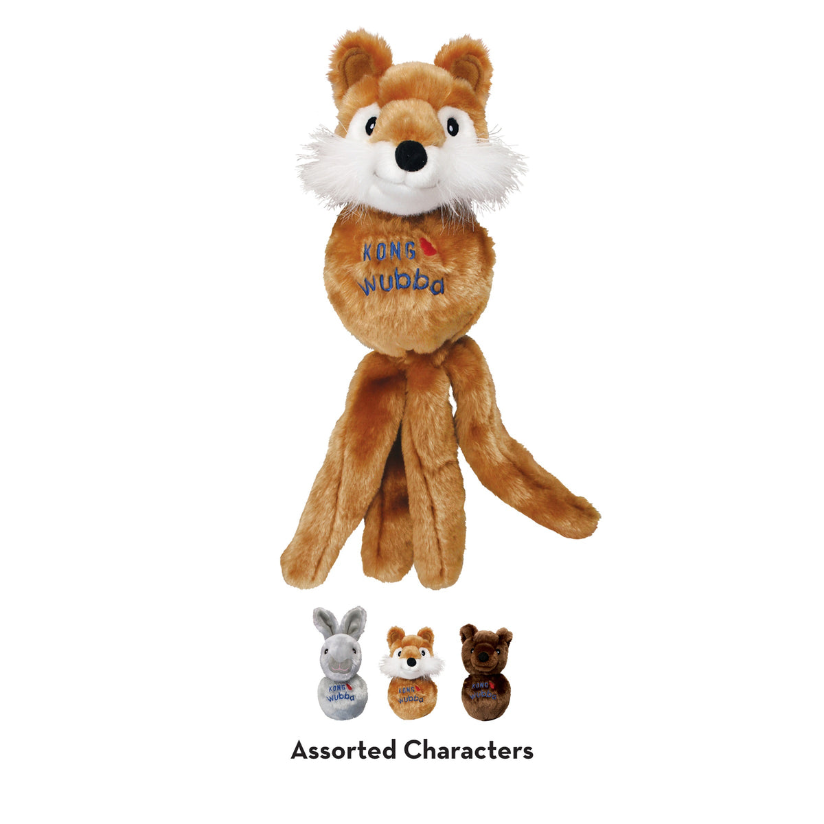 KONG® Wubba Friends Dog Tug Toy Assorted Large
