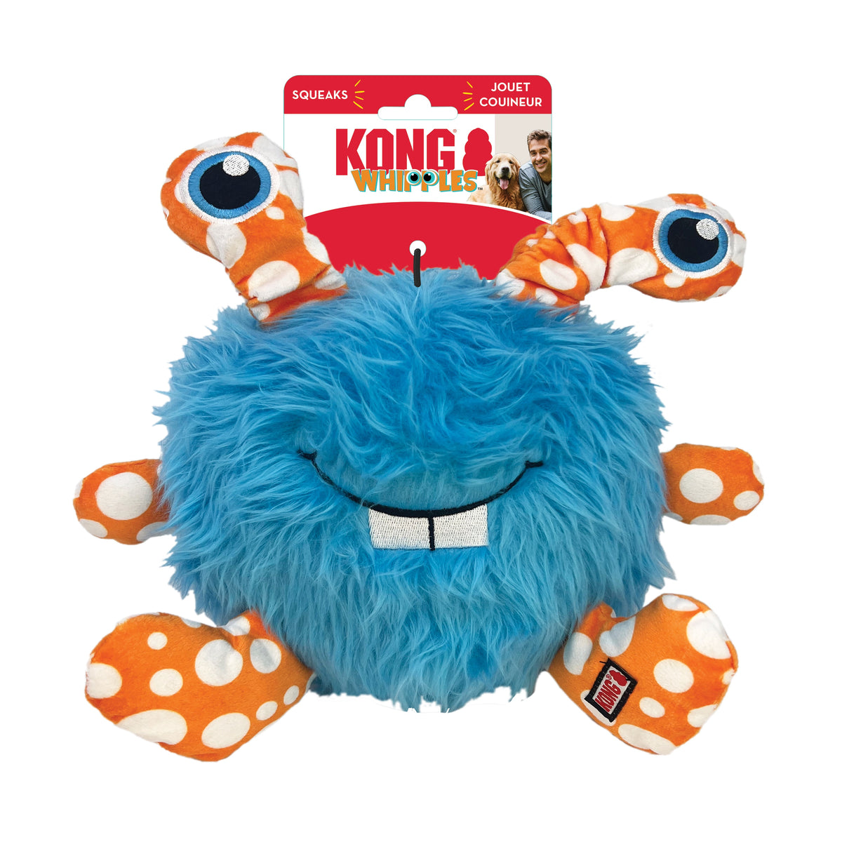 KONG® Whipples Dog Plush Toy Assorted XL