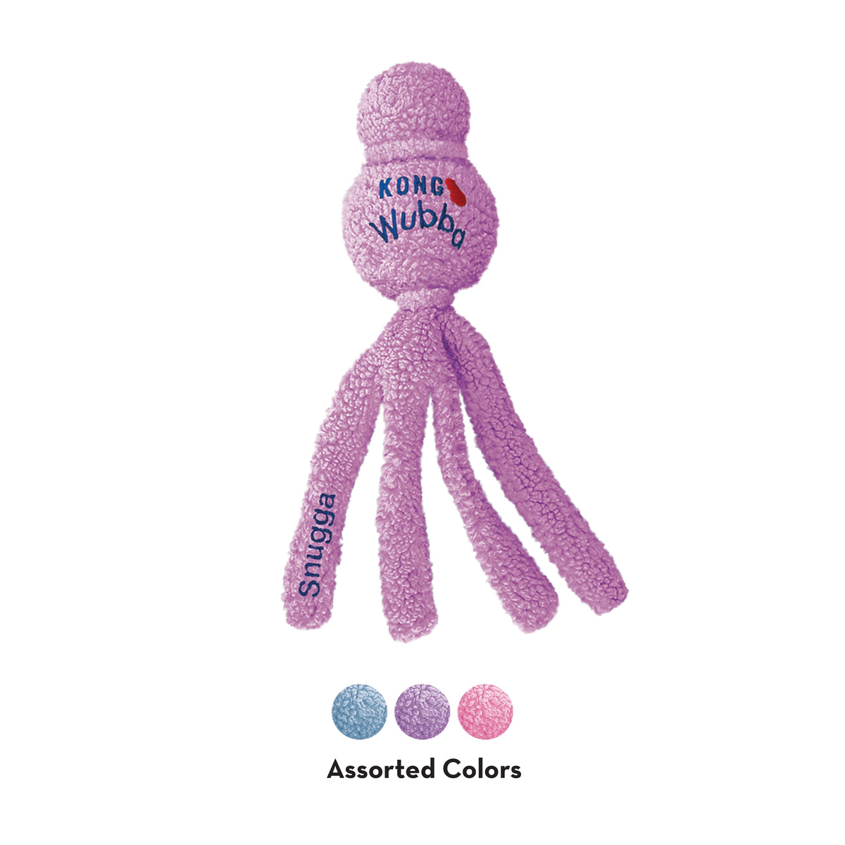 KONG® Snugga Wubba Dog Tug Toy Assorted Large