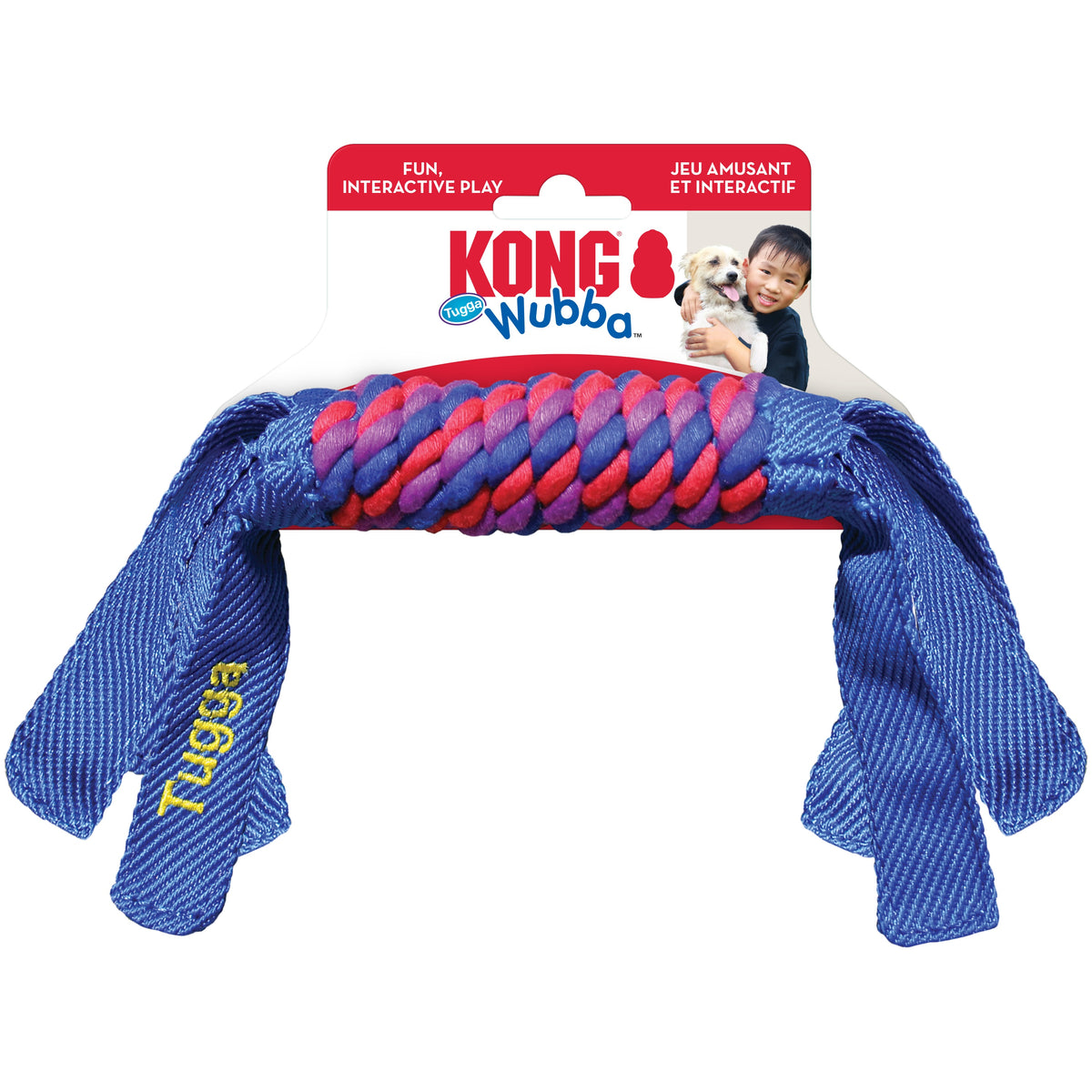 KONG® Tugga Wubba Dog Tug Toy Assorted Small