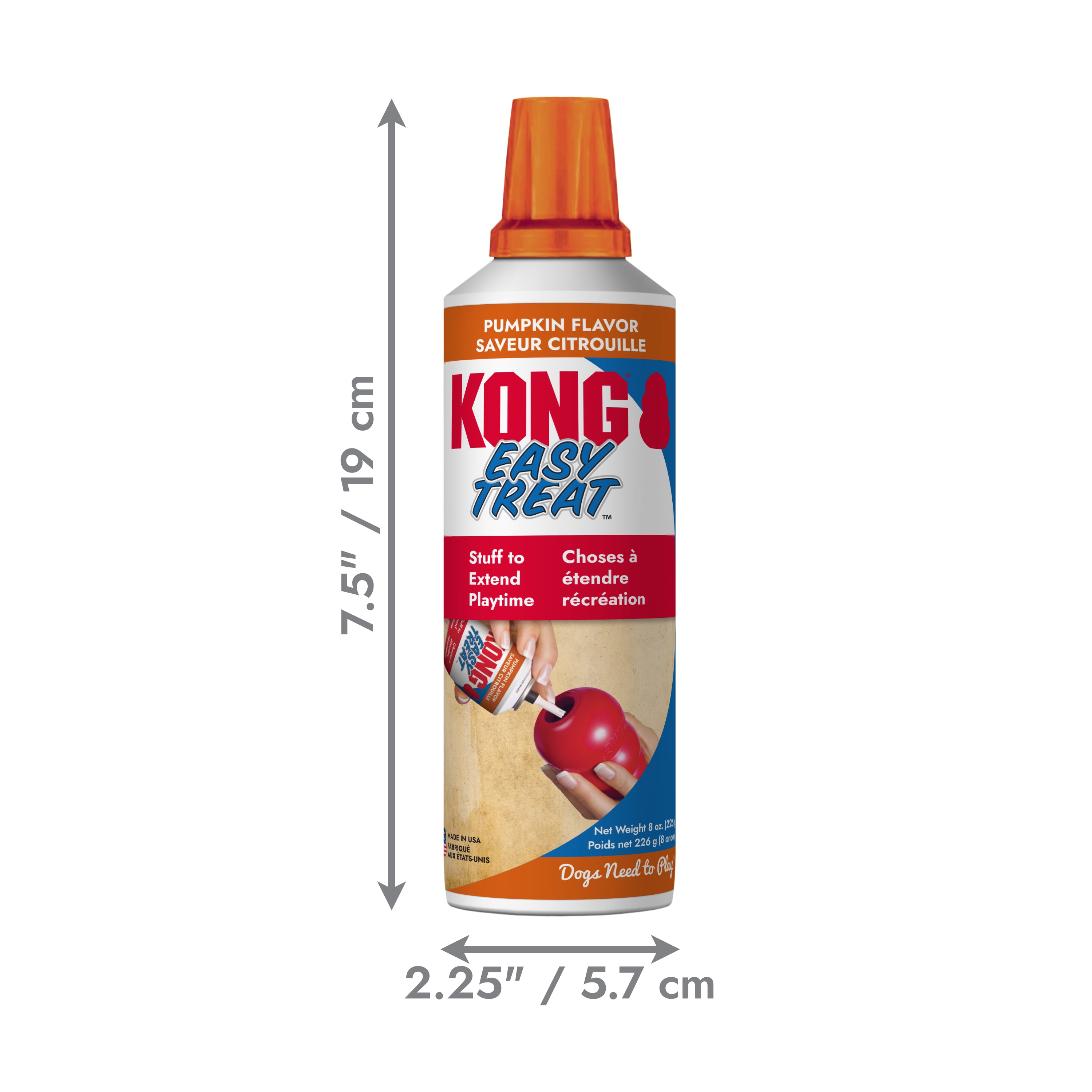 KONG Easy Treat® Pumpkin 8 oz