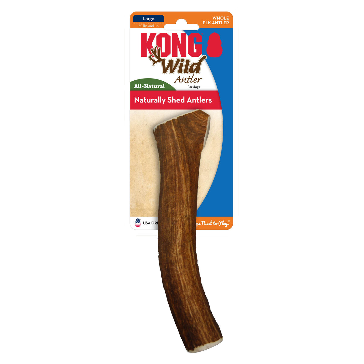 KONG® Wild Antler Whole Large