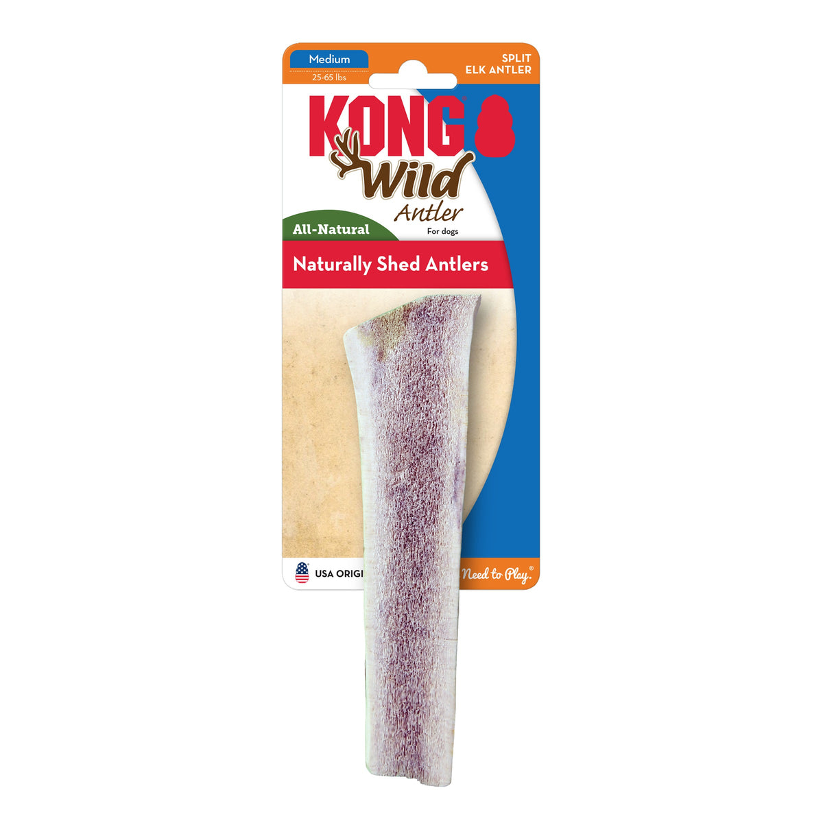 KONG® Wild Antler Split Medium