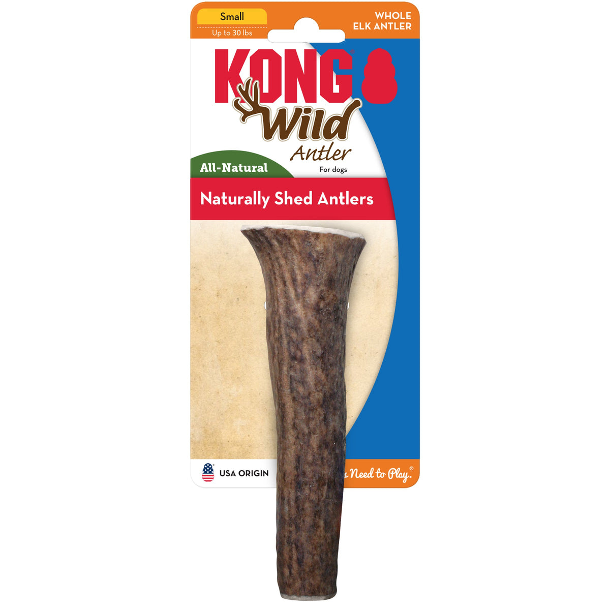 KONG® Wild Antler Whole Small