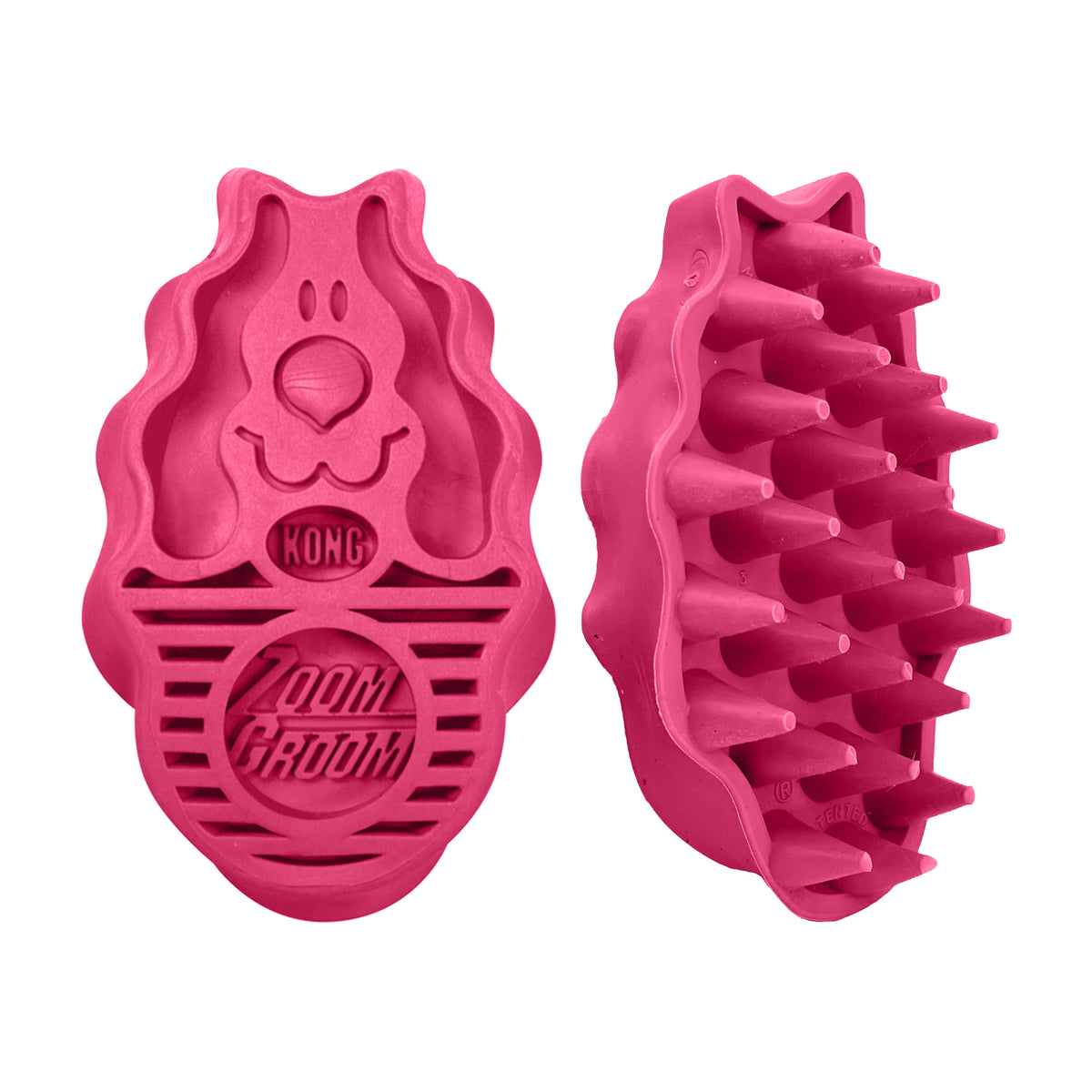 KONG® ZoomGroom® Raspberry Brush Large