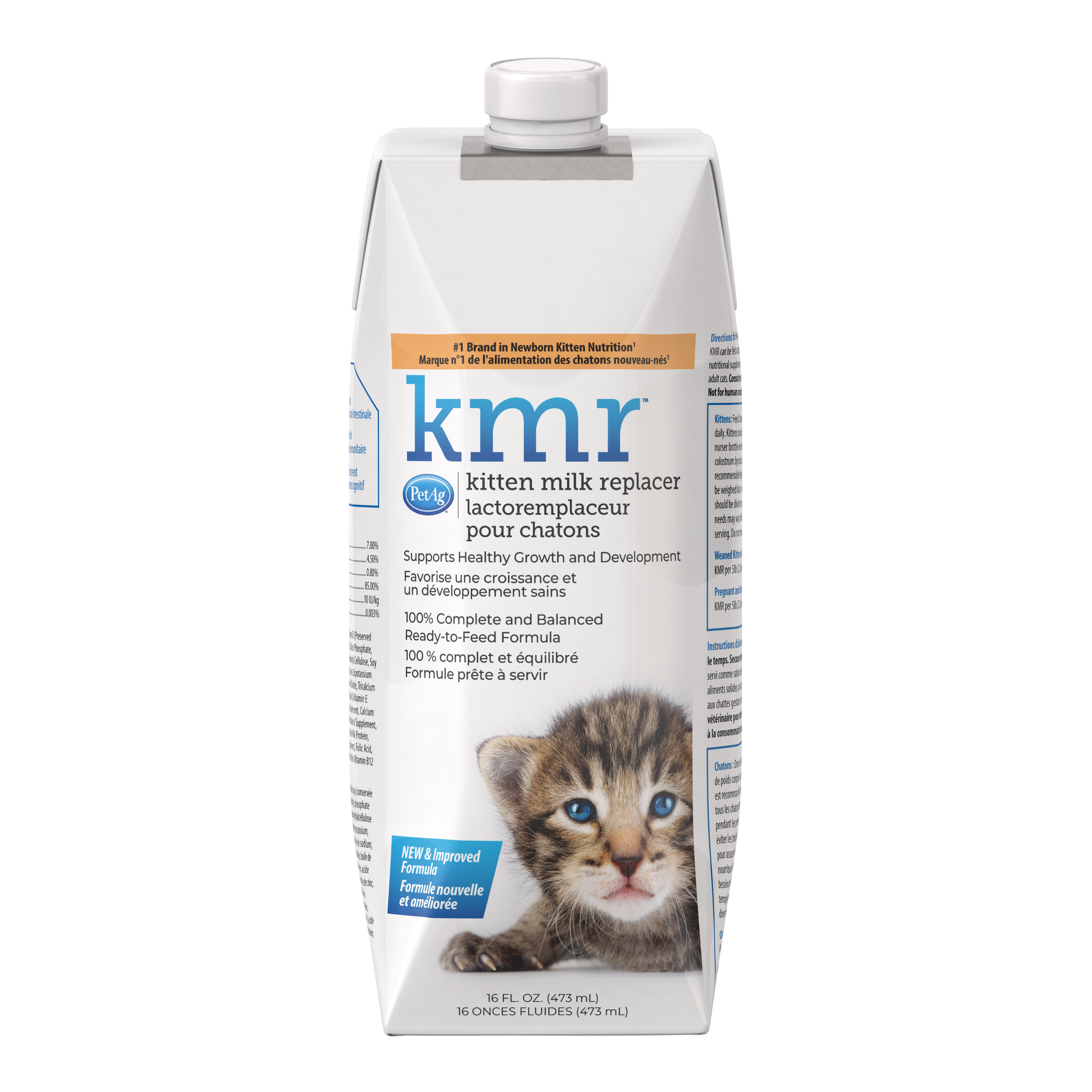 KMR Kitten Milk Replacer Liquid - 16 oz