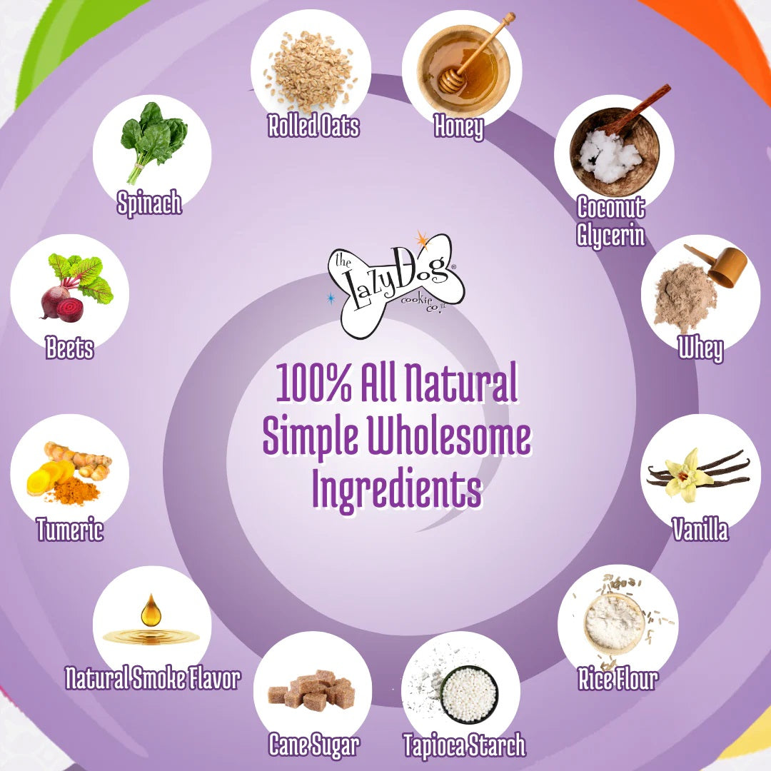 Lazy Dog Birthday Cake Bites Dog Treat 5oz