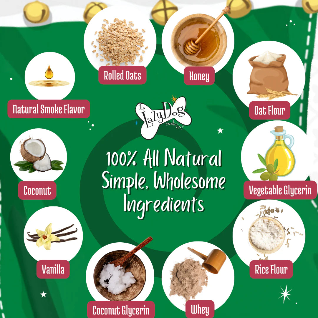 Lazy Dog Coconut Snowballs Stocking Dog Treat